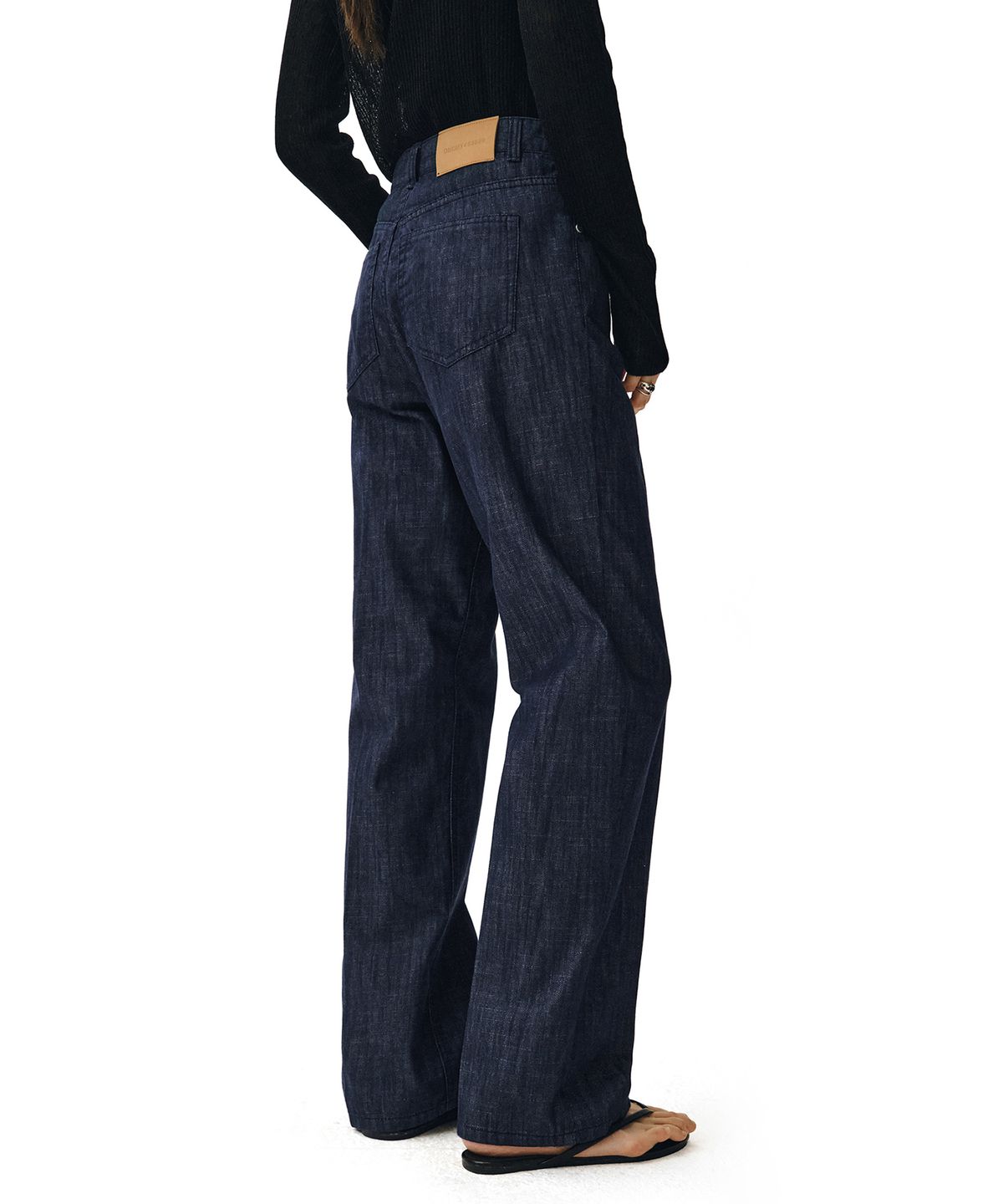 데케트 우먼(DECET WOMEN) [린넨라이크]Signature Straight Jeans DCWPT001CPIndigo