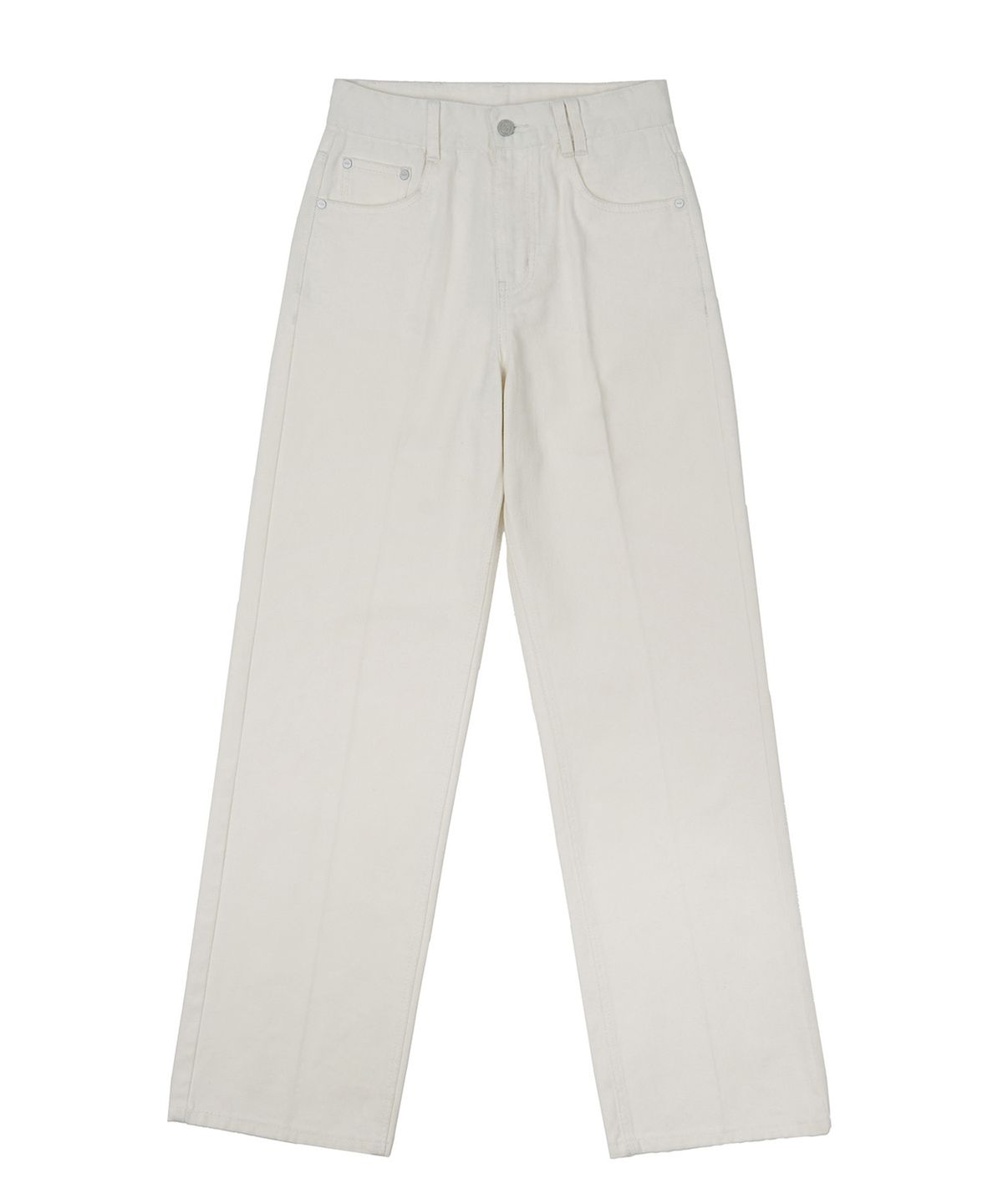 데케트 우먼(DECET WOMEN) Signature Straight Jeans DCWPT001Ivory