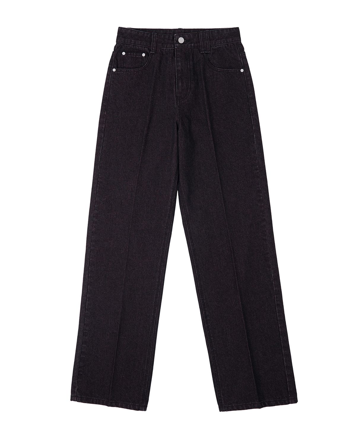 데케트 우먼(DECET WOMEN) Signature Straight Jeans DCWPT001BlackPink