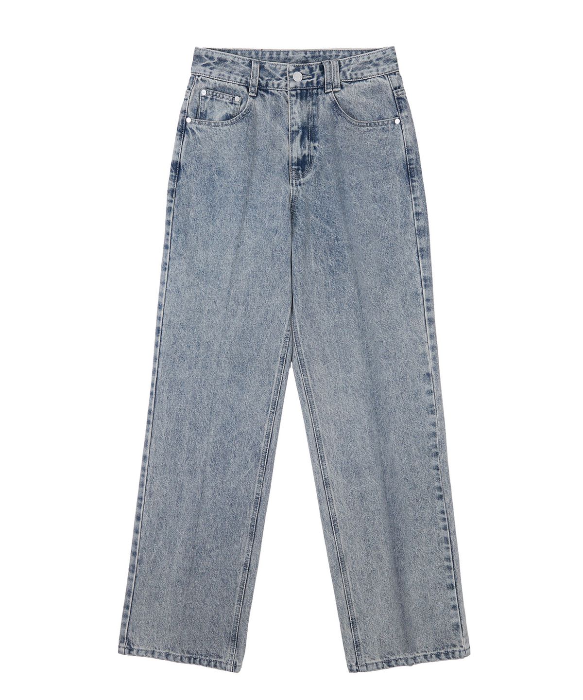 데케트 우먼(DECET WOMEN) Signature Straight Jeans DCWPT001LBlue