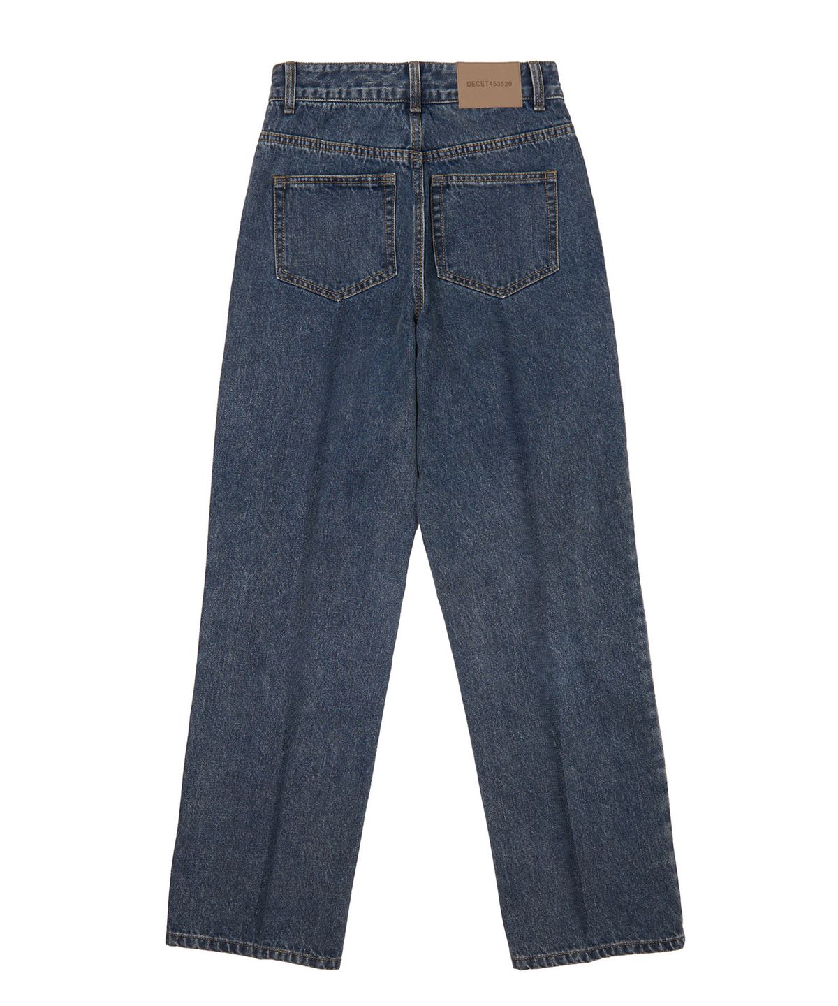 데케트 우먼(DECET WOMEN) Signature Straight Jeans DCWPT001Blue