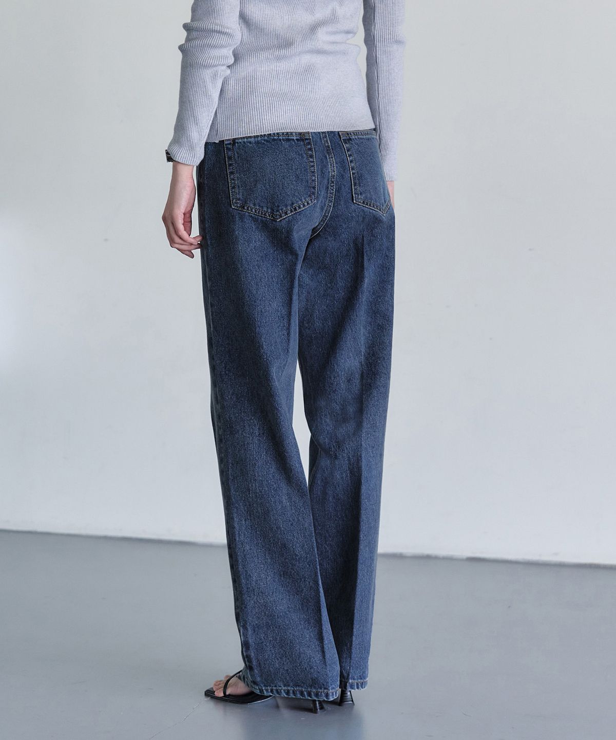 데케트 우먼(DECET WOMEN) Signature Straight Jeans DCWPT001Blue