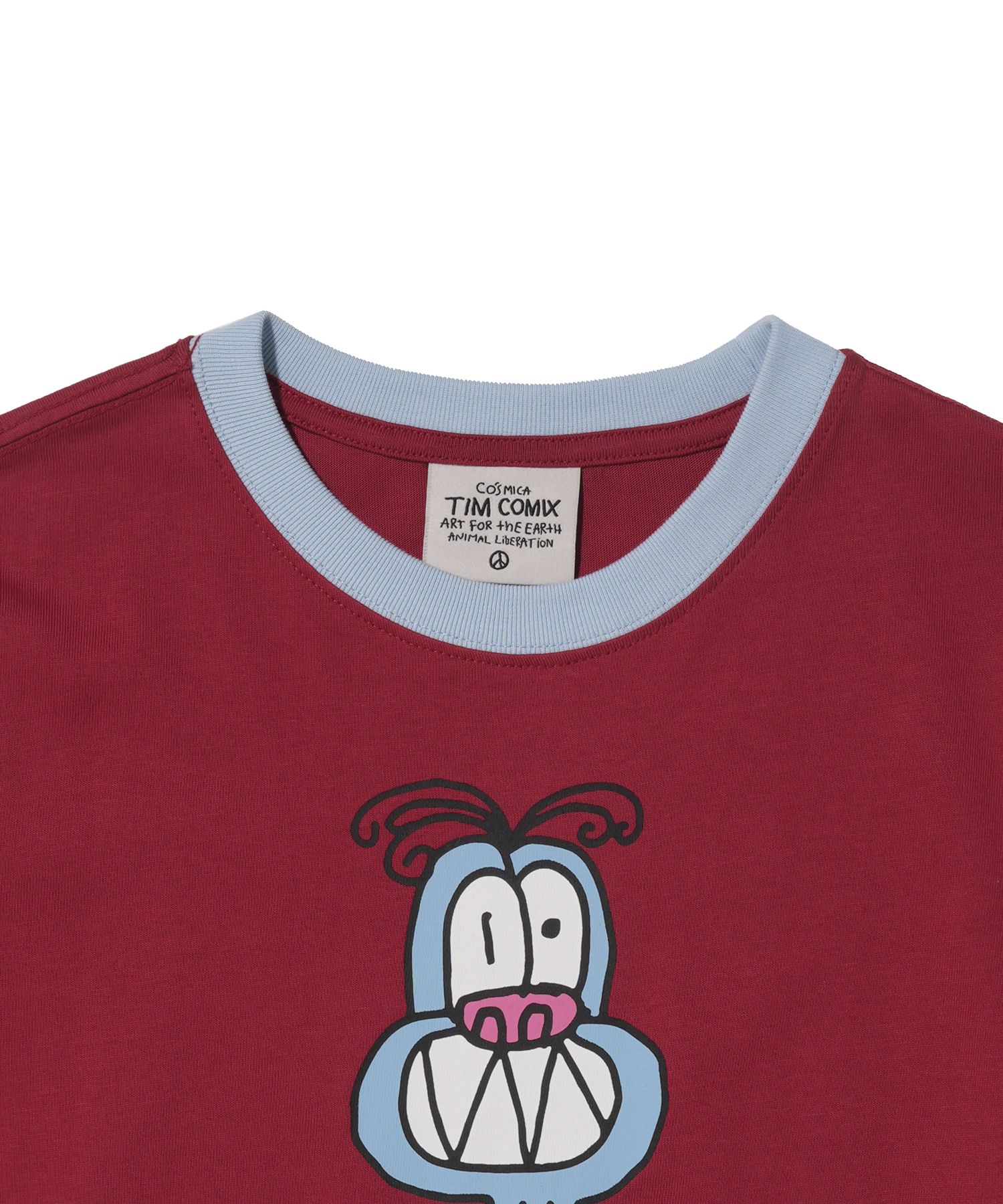 [TIMCOMIX] EGG TEAM CROP SHORT SLEEVE★Tシャツ MUSINSA | TIMCOMIX Egg Team Crop Short Sleeve_Light Blue