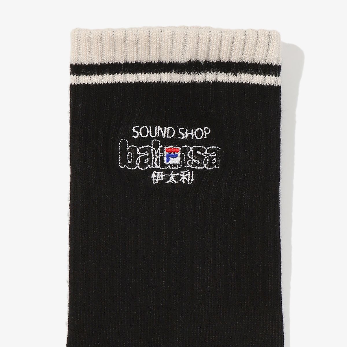 휠라언더웨어(FILA UNDERWEAR) [FILA UNDERWEAR X BALANSA] 양말 3팩(FI4SCH1148XBLK)