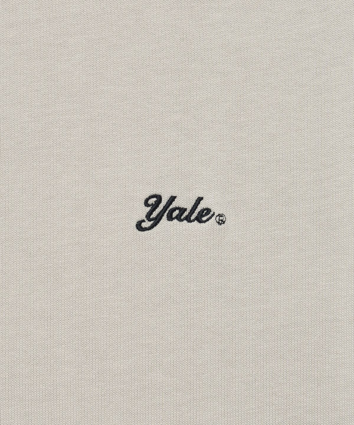 예일(YALE) [2PACK] 헤비웨이트 스넬로고 반팔티셔츠_화이트/웜 그레이