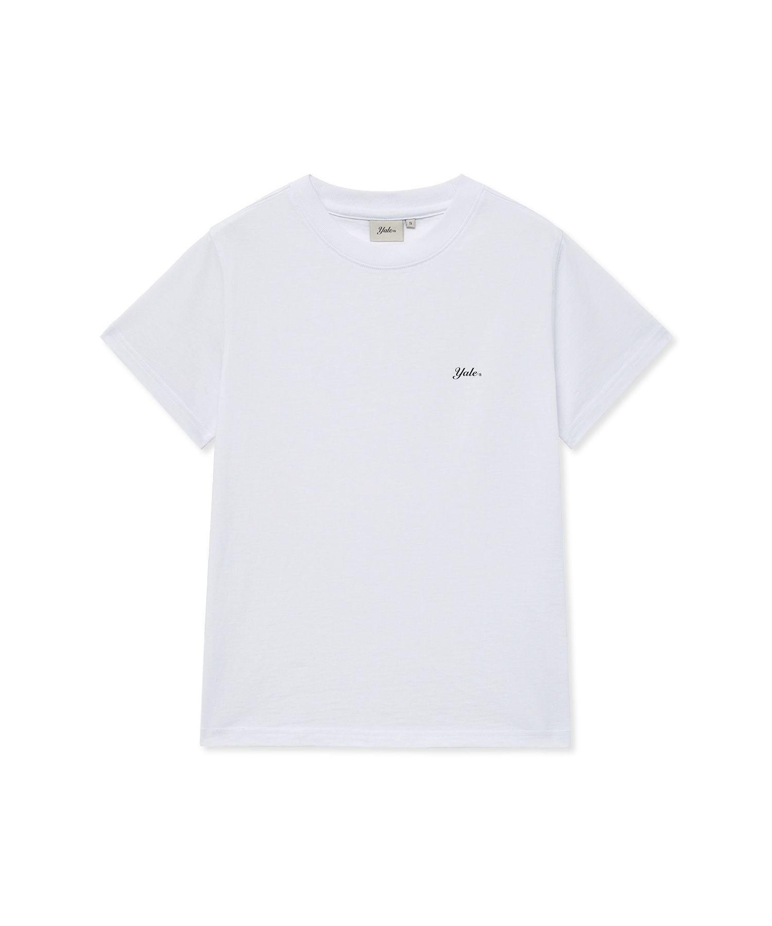 ☆YALE☆ 2PACK Women's Snell Logo Short Sleeve T-Shirt White MUSINSA | YALE [2PACK] Women's Snell Logo Short Sleeve T