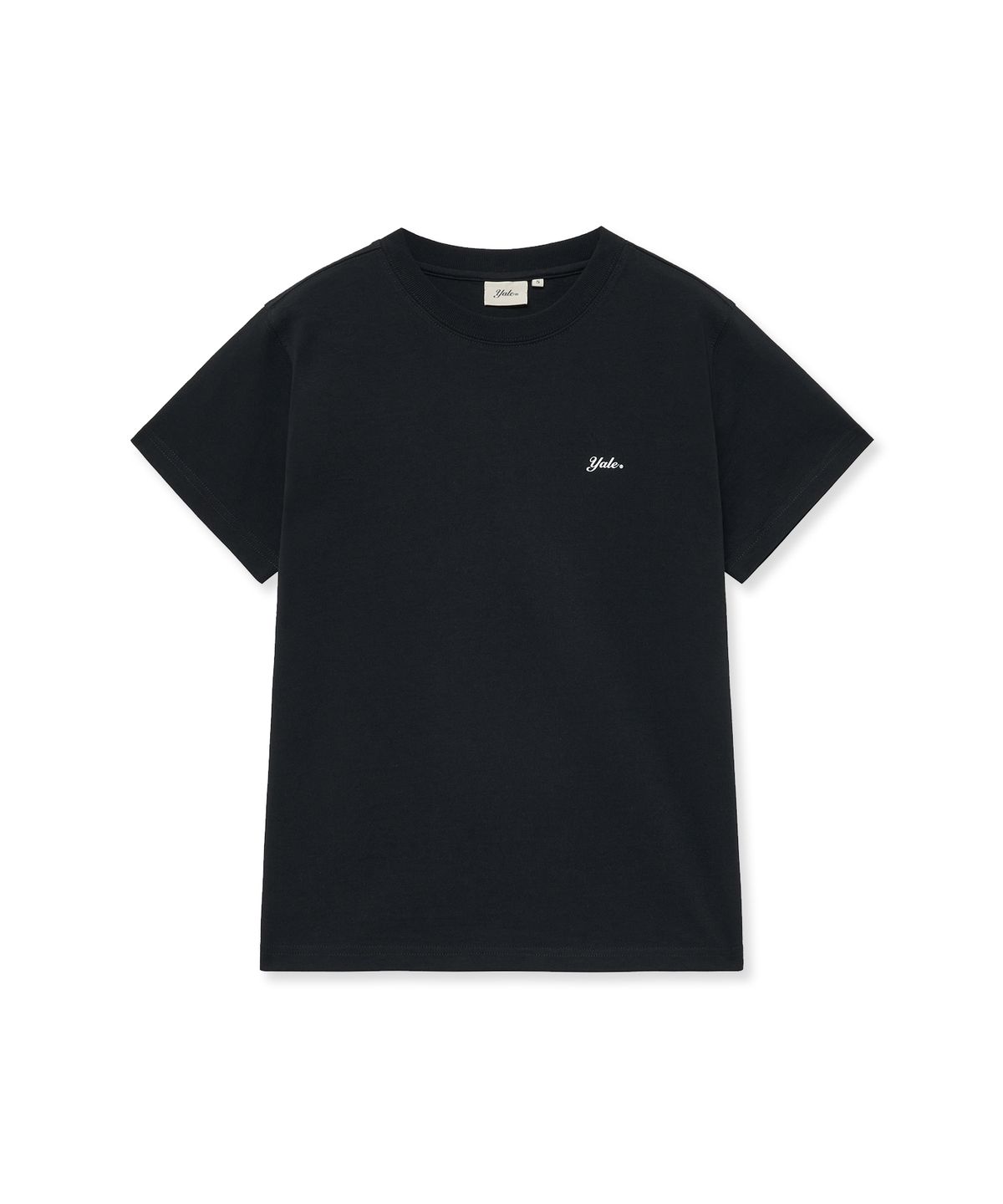 예일(YALE) [2PACK] 우먼즈 스넬로고 반팔티셔츠_화이트/블랙