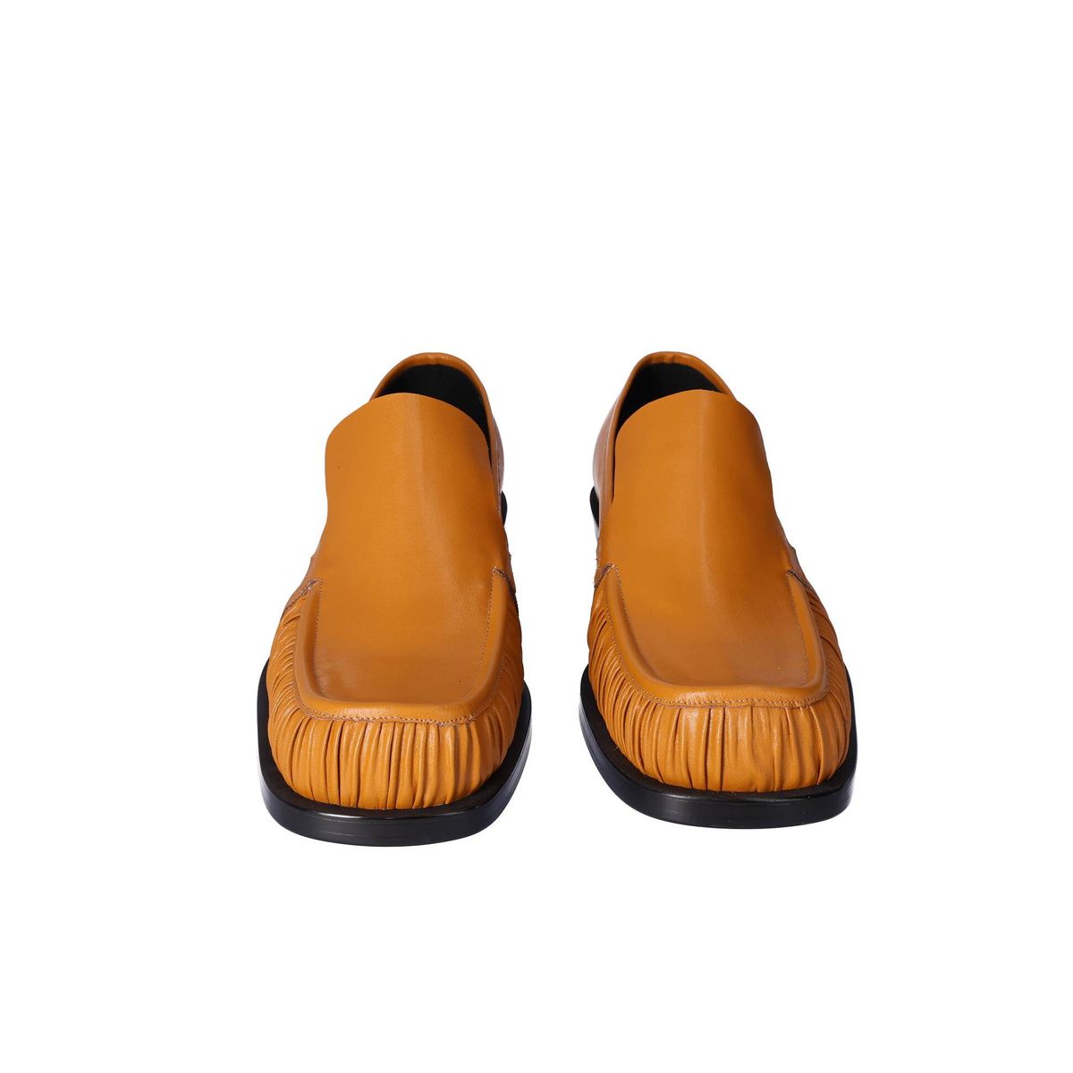 누스미크(NUOSMIQ) SINA Winkle Loafers Orange