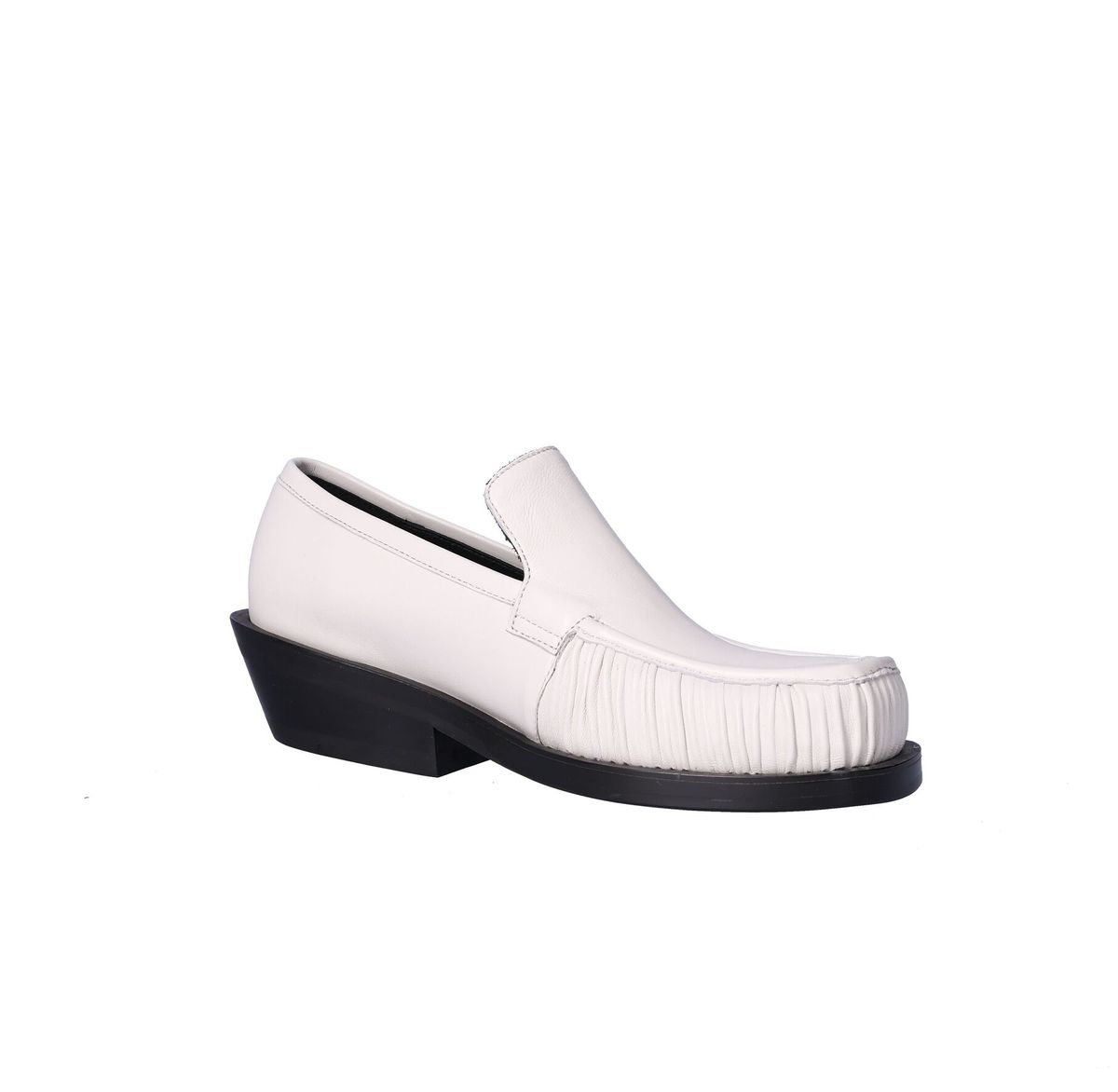 누스미크(NUOSMIQ) SINA Winkle Loafers Ivory