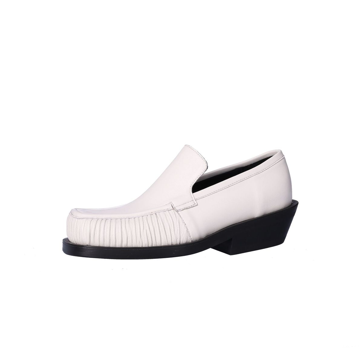 누스미크(NUOSMIQ) SINA Winkle Loafers Ivory