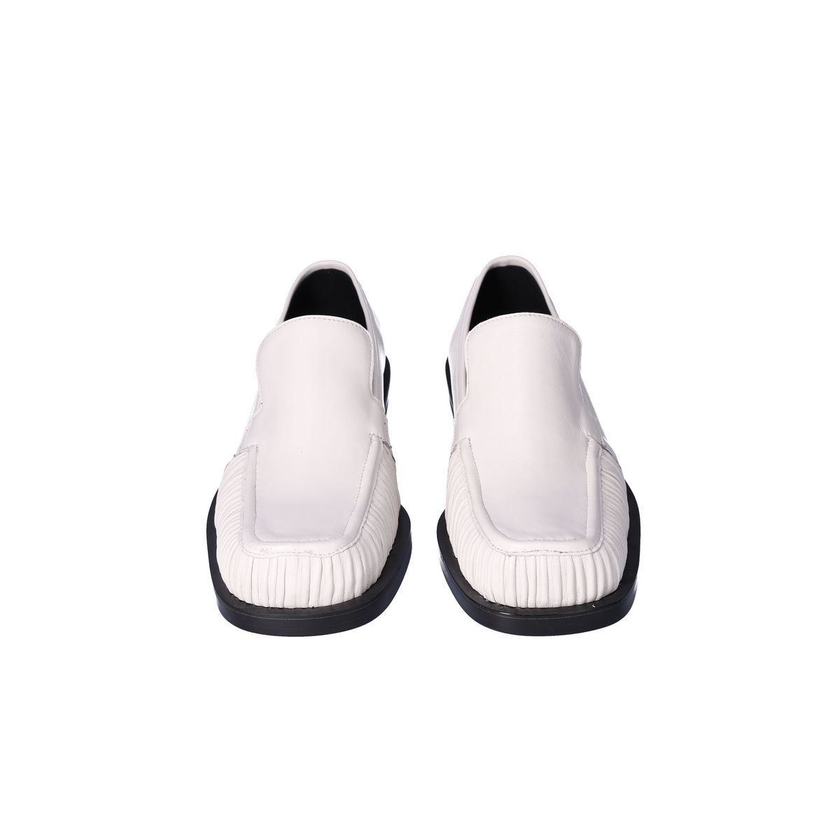 누스미크(NUOSMIQ) SINA Winkle Loafers Ivory