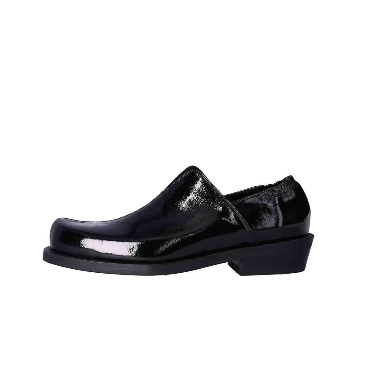 누스미크(NUOSMIQ) NUJAN Slip-Loafers Patent Black