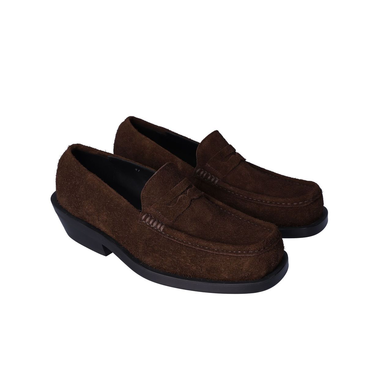 누스미크(NUOSMIQ) GODRI Colp-Loafers Brown Italy Sprit