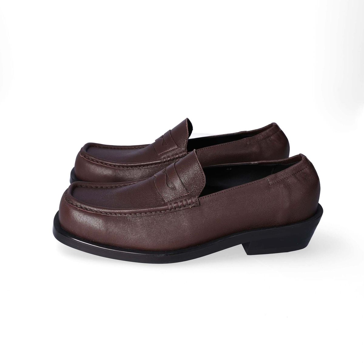 누스미크(NUOSMIQ) GODRI Colp-Loafers Brown