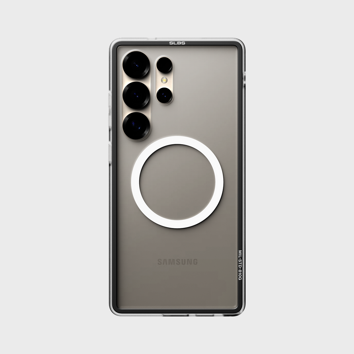 에스엘비에스(SLBS) SLBS 블랙 임프레션 클리어 마그넷 케이스 for Galaxy S25 Series