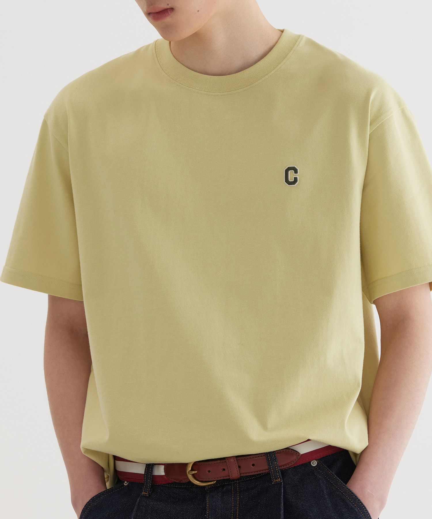 Tシャツ・カットソー COVERNAT Small C Logo T-Shirt Lime MUSINSA公式 | COVERNAT Small C Logo T-Shirt Lime