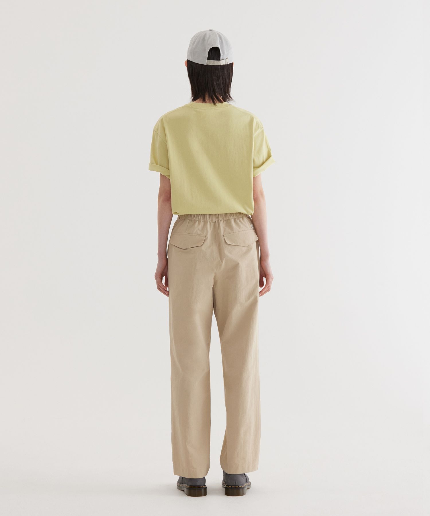 MUSINSA | COVERNAT Small C Logo T-Shirt Lime