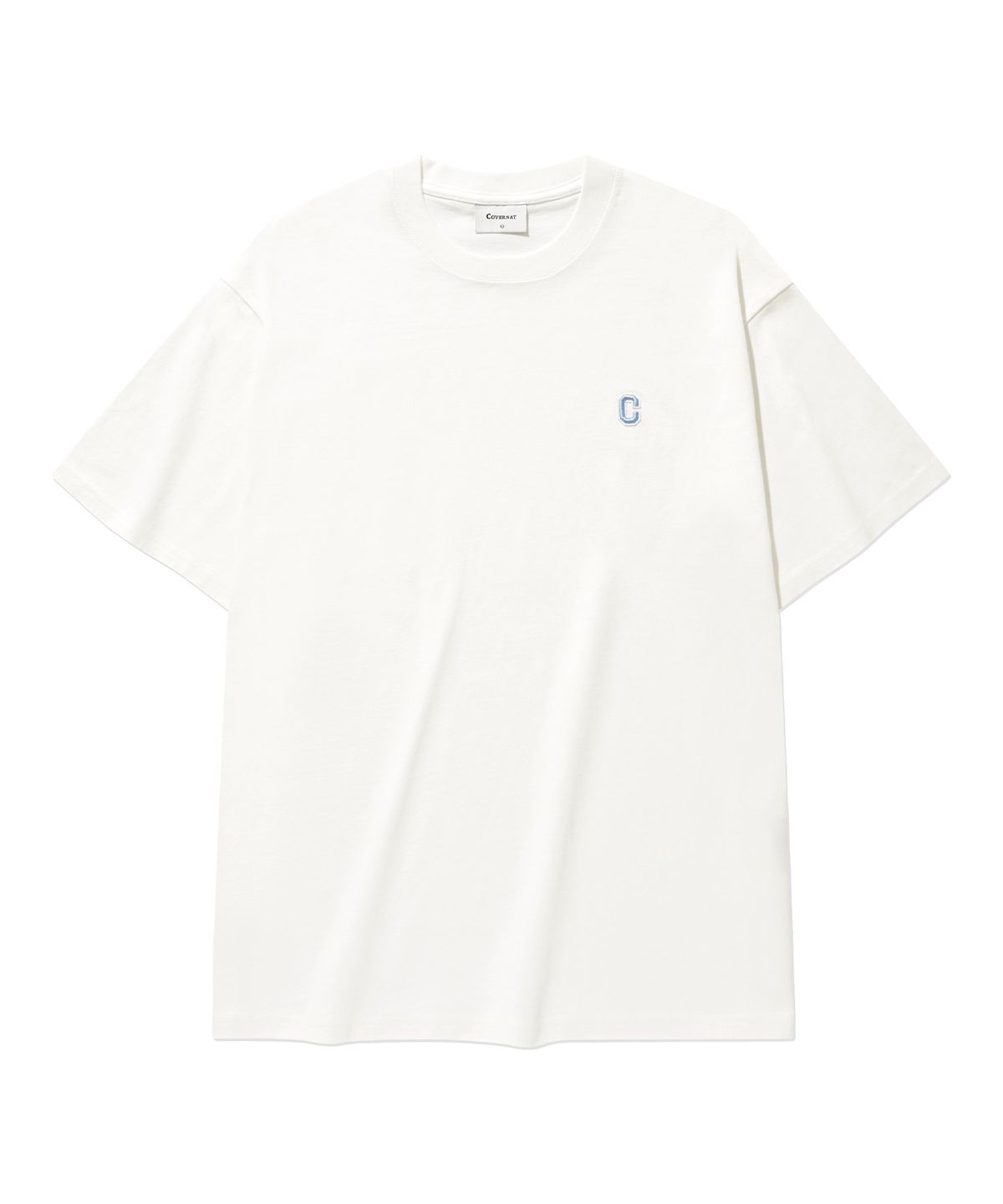 커버낫(COVERNAT) 스몰 C 로고 티셔츠 White