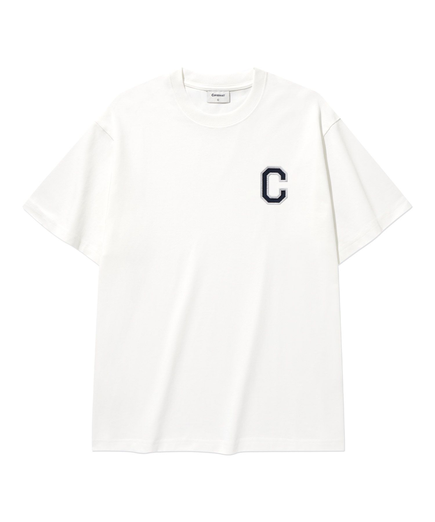 Tシャツ・カットソー COVERNAT Cool Cotton Shine C Logo T-Shirt White MUSINSA公式 | COVERNAT Cool Cotton Shine C Logo T-Shirt White