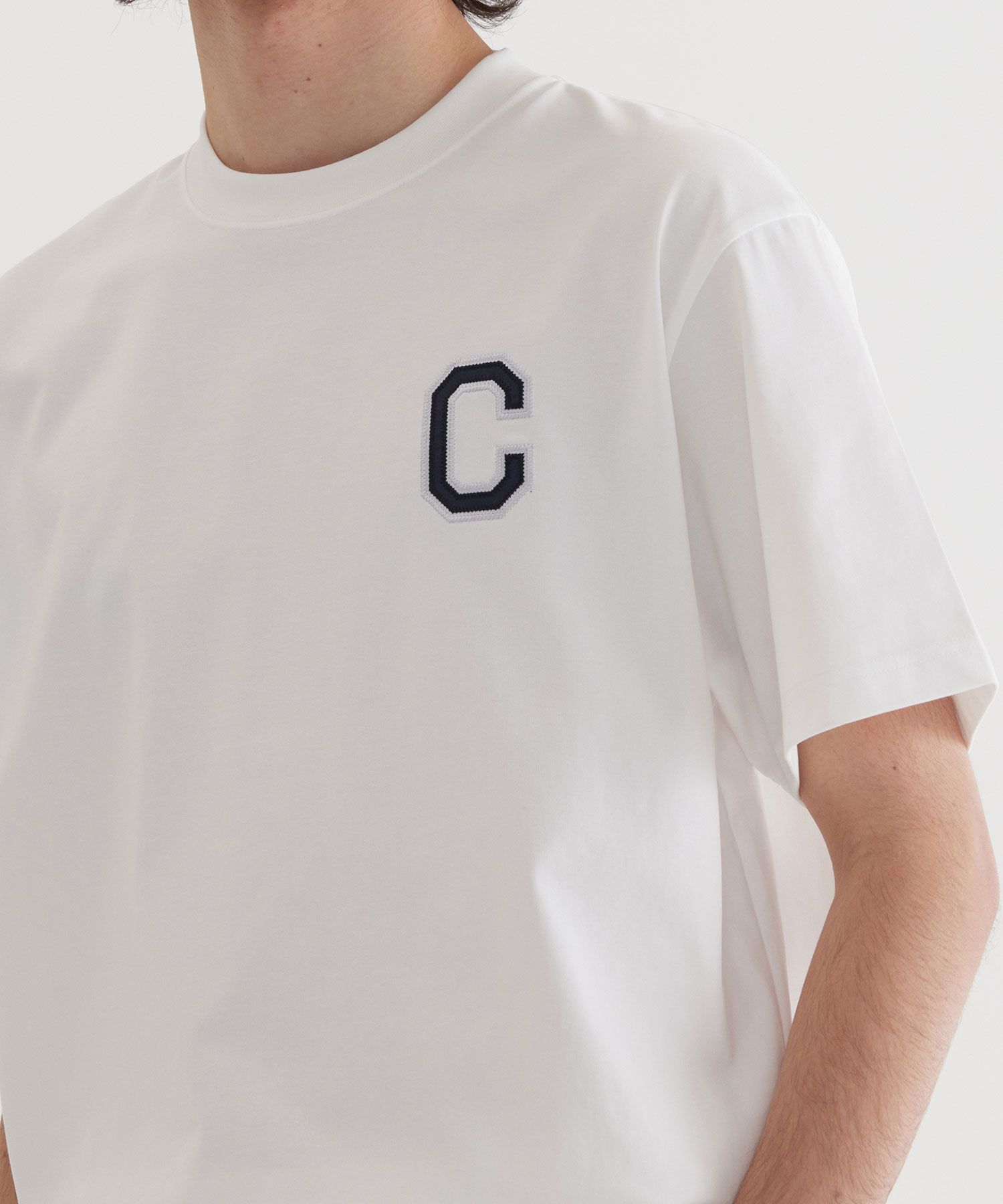 Tシャツ・カットソー COVERNAT Cool Cotton Shine C Logo T-Shirt White MUSINSA | COVERNAT Cool Cotton Shine C Logo T-Shirt White