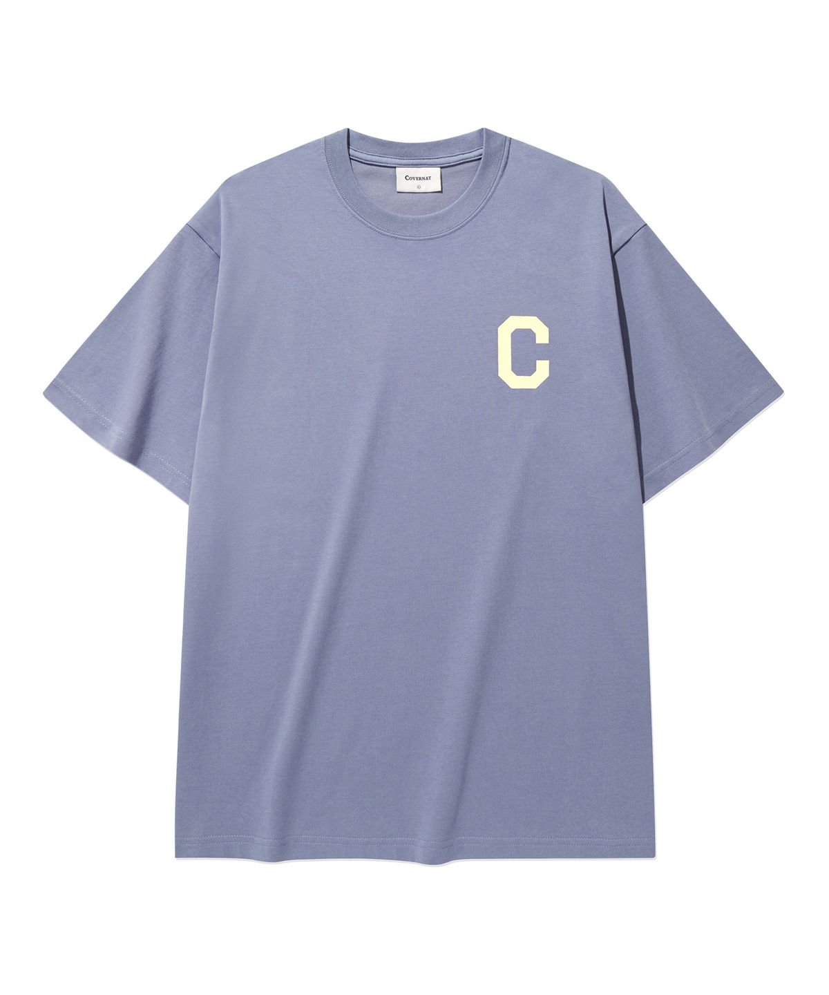 커버낫(COVERNAT) 쿨 코튼 C 로고 티셔츠 Purple