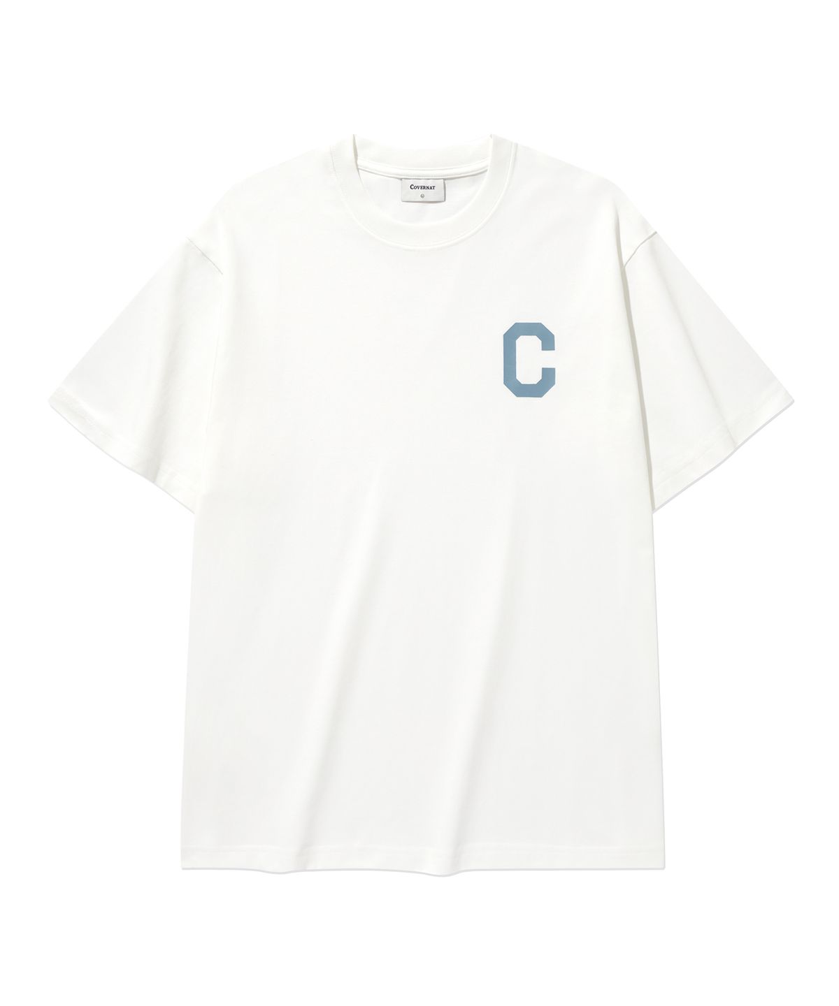 커버낫(COVERNAT) 쿨 코튼 C 로고 티셔츠 White