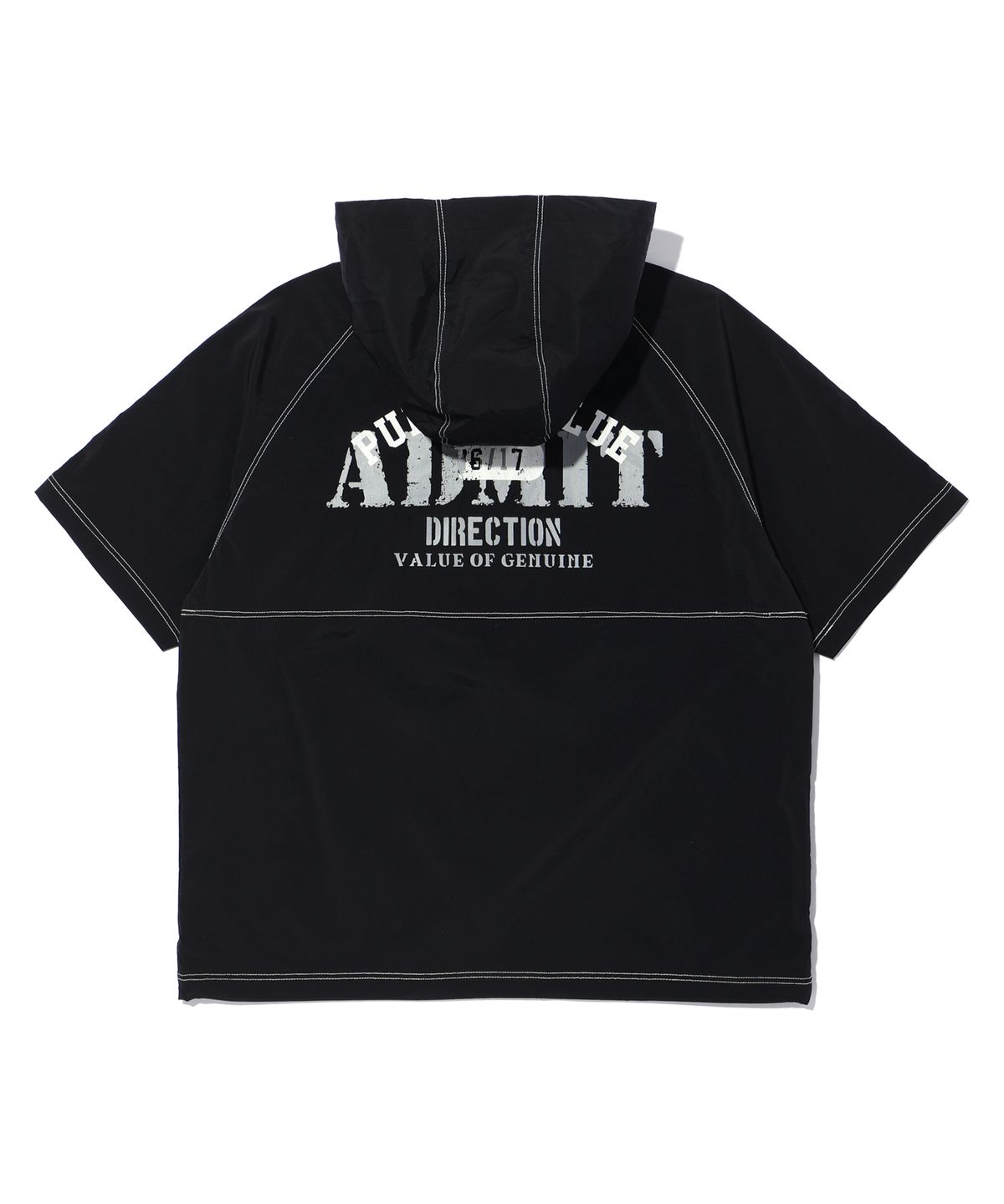 벙커버스터(BUNKERBUSTER) 어드밋 스티치 후드 아노락 BLACK (MP2TU220-076)