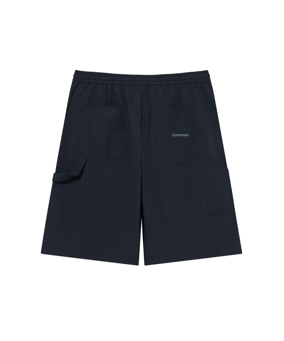 커버낫(COVERNAT) 레귤러 C 로고 퍼티그 쇼츠 Dark Navy