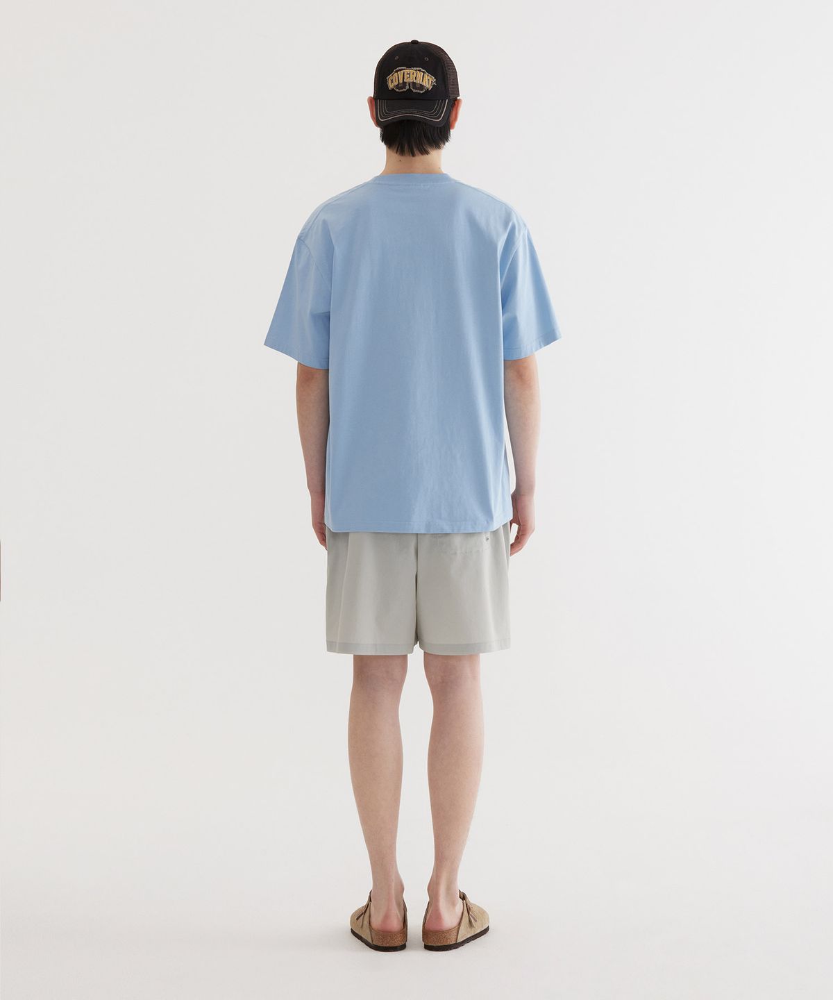커버낫(COVERNAT) 테크 나일론 레귤러 쇼츠 Light Gray