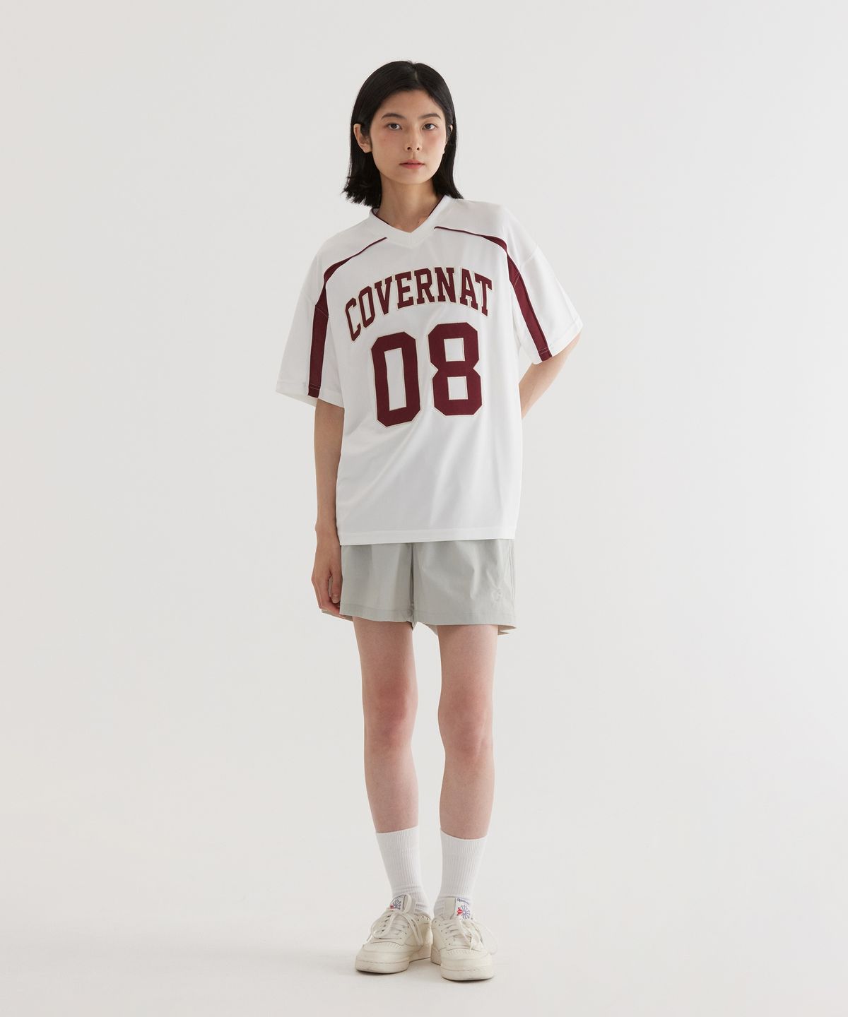 커버낫(COVERNAT) 테크 나일론 레귤러 쇼츠 Light Gray