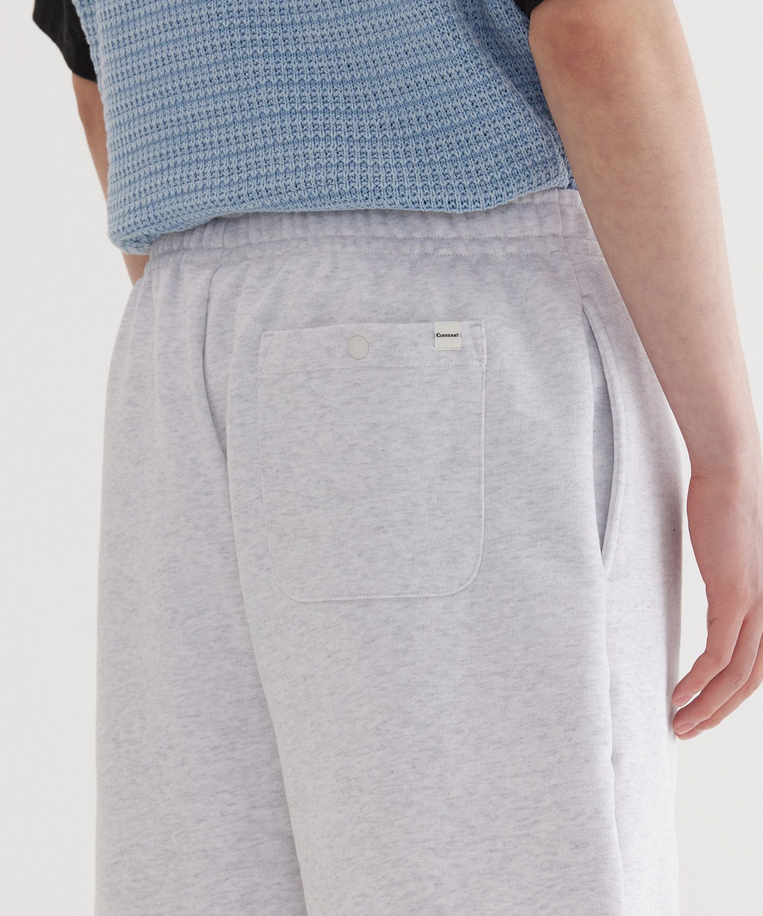 COVERNAT ♥ Regular C Logo Sweat Shorts /追跡付 MUSINSA | COVERNAT Regular C Logo Sweat Shorts Heather Gray