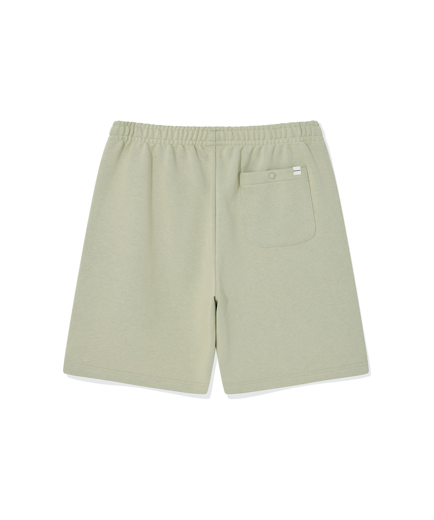 MUSINSA公式 | COVERNAT Regular C Logo Sweat Shorts Light Khaki