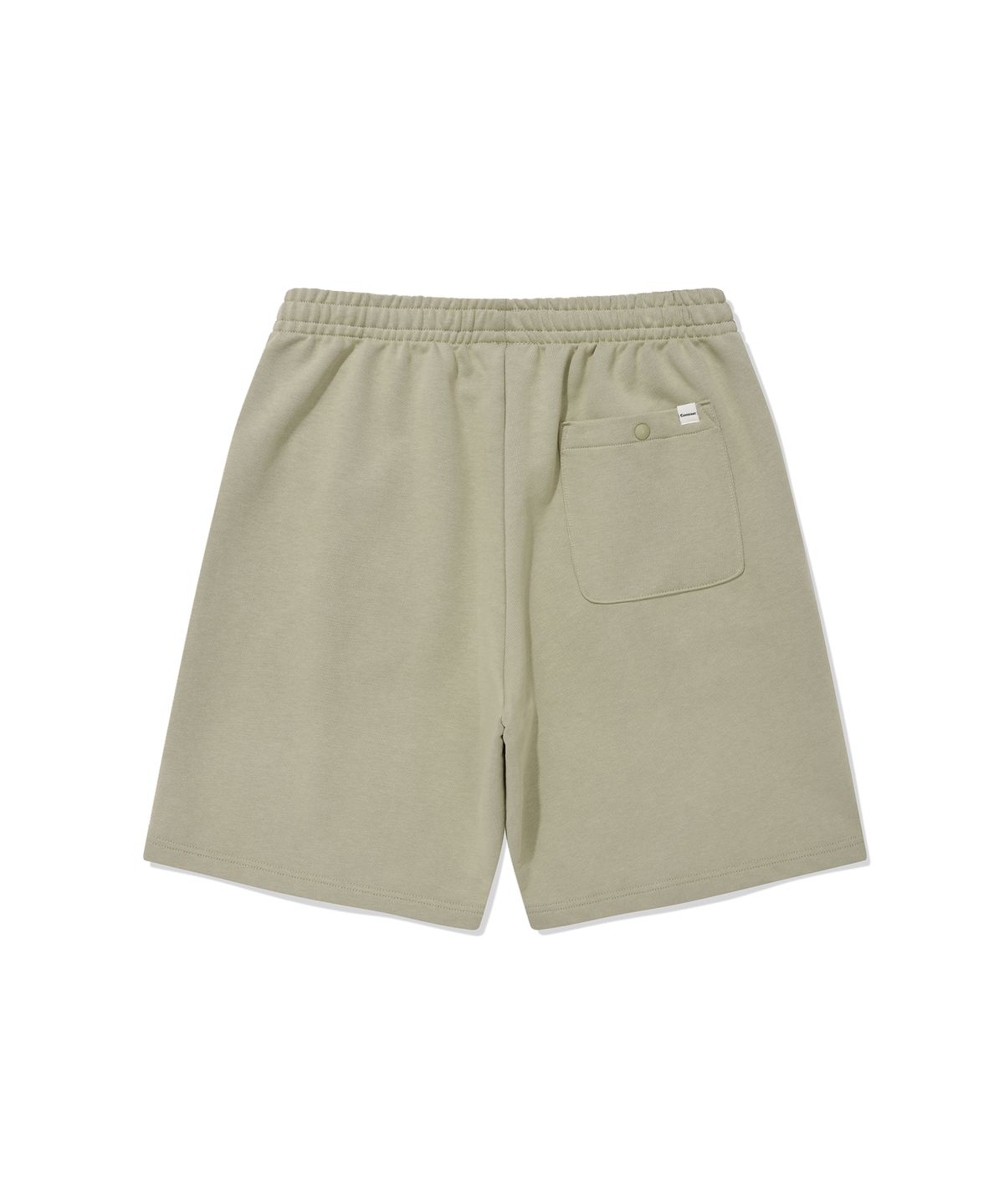 커버낫(COVERNAT) 레귤러 C 로고 스웻 쇼츠 Light Khaki