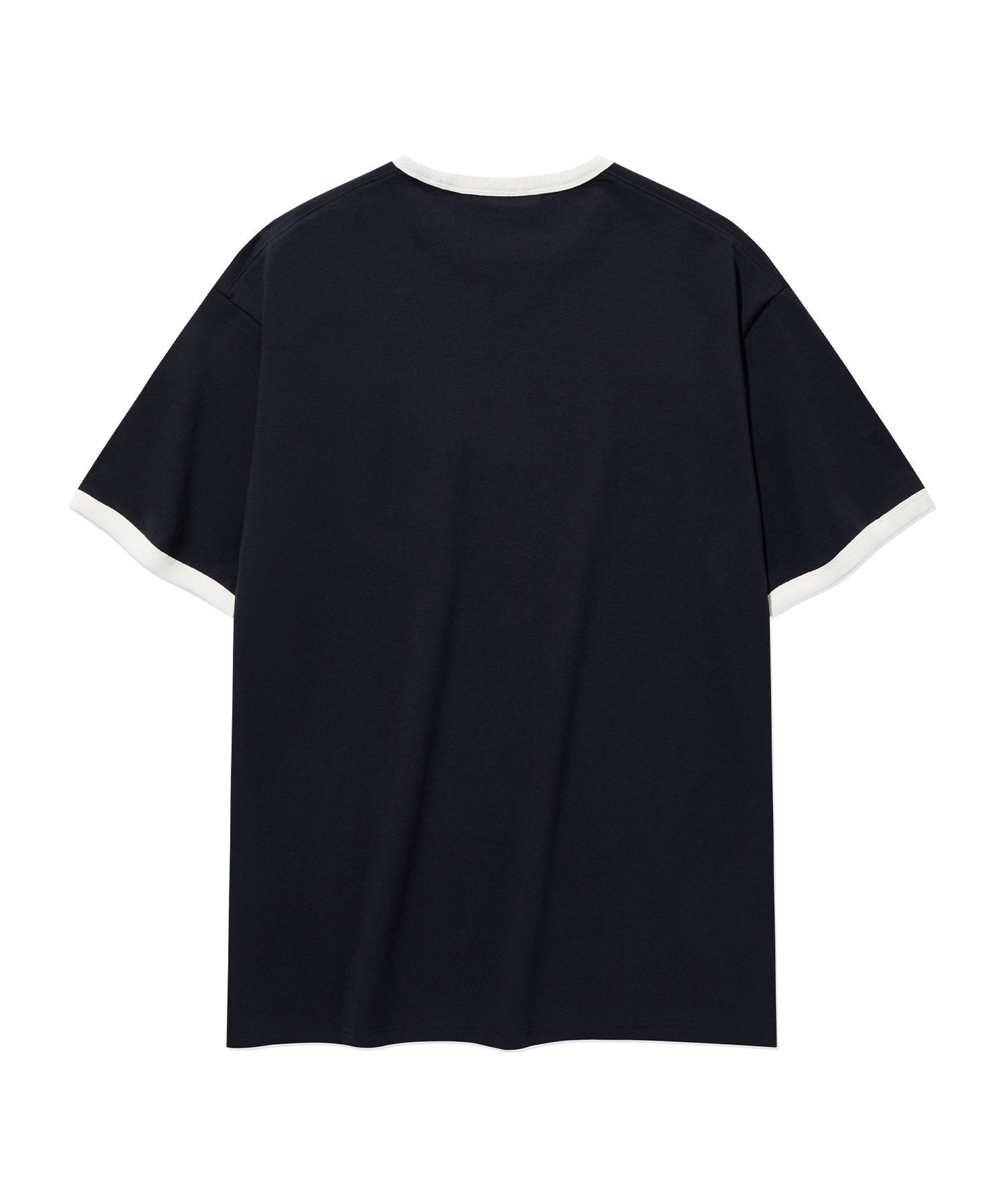 MUSINSA | COVERNAT Typographic Ringer T-Shirt Dark Navy