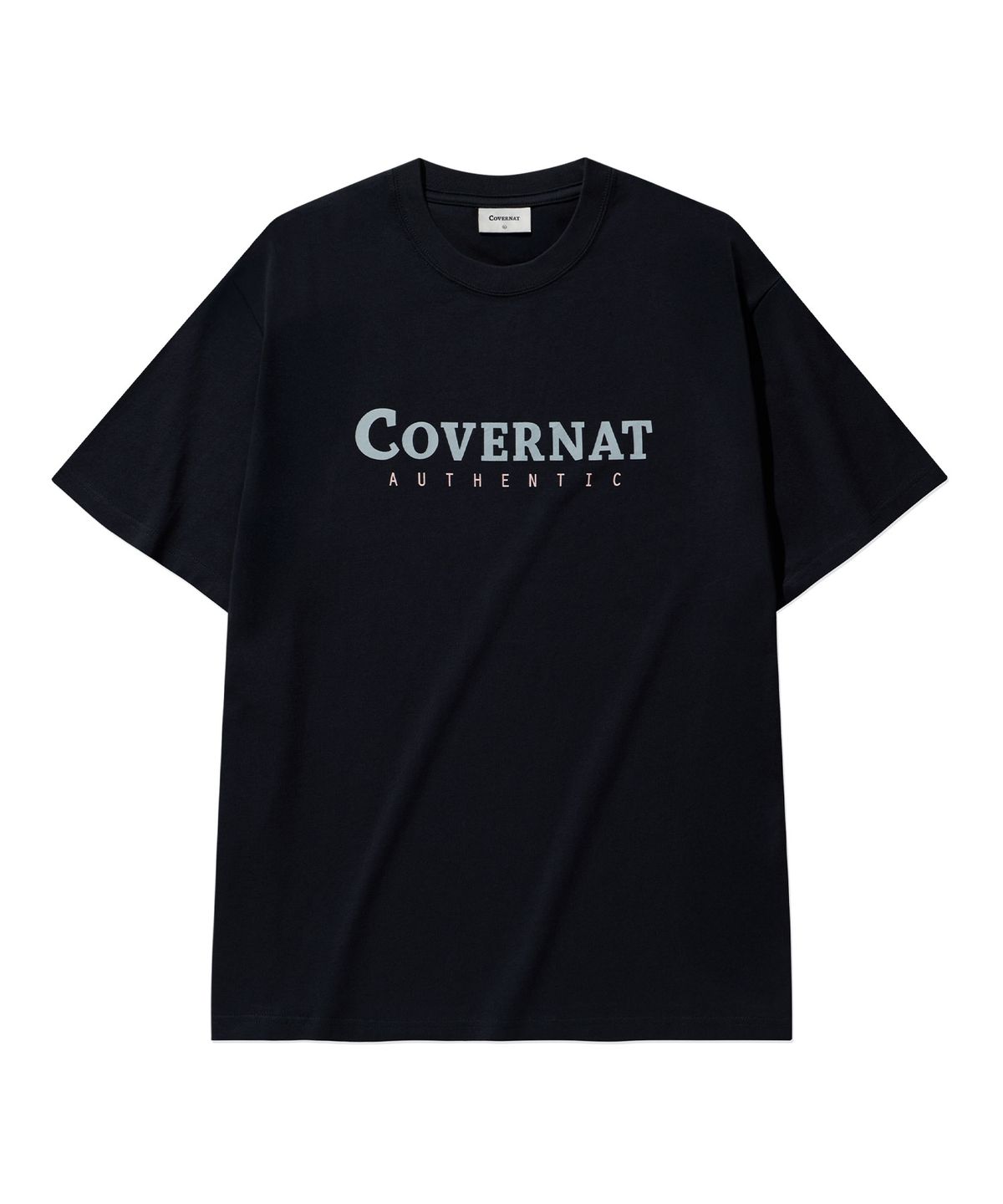 커버낫(COVERNAT) 센터 어센틱 티셔츠 Dark Navy