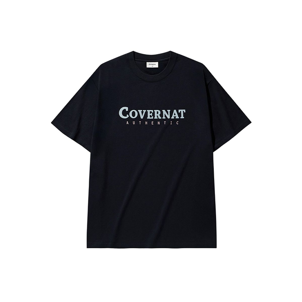 커버낫(COVERNAT) 센터 어센틱 티셔츠 Dark Navy