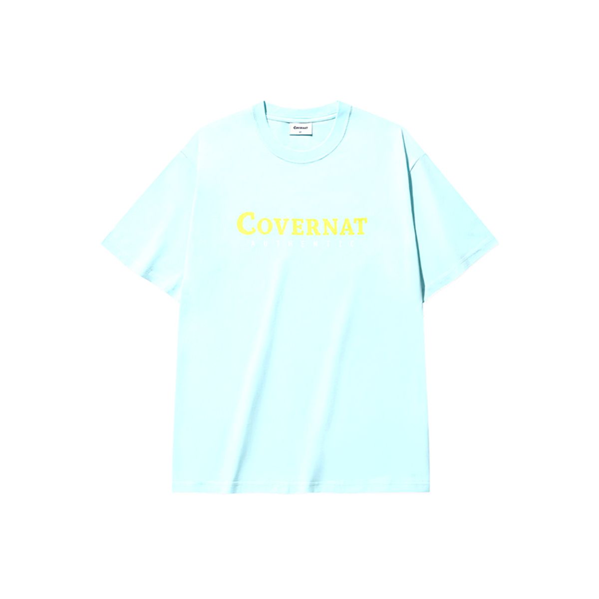 커버낫(COVERNAT) 센터 어센틱 티셔츠 Sky Blue