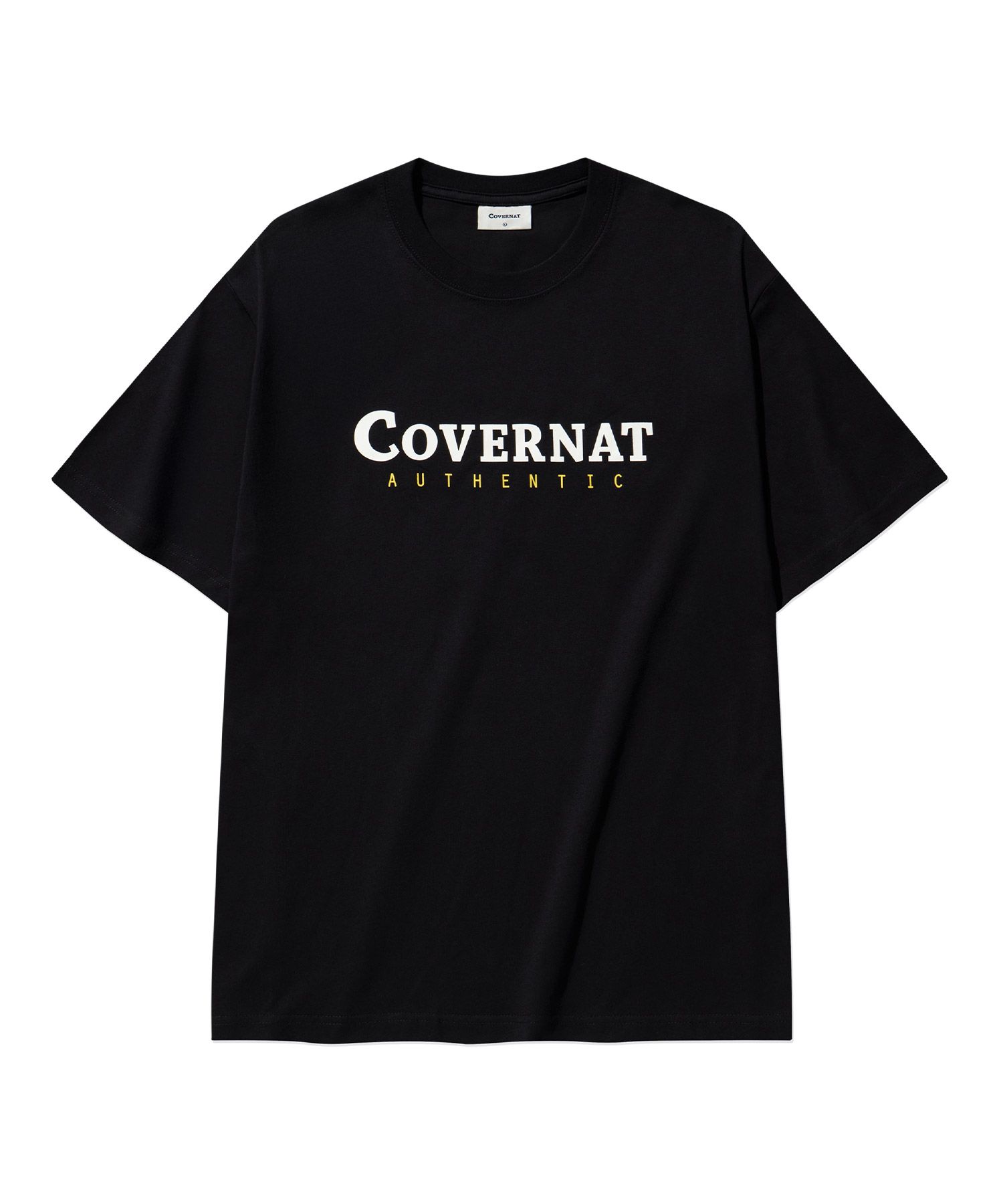 【COVERNAT】CENTER AUTHENTIC T-SHIRT MUSINSA | COVERNAT Center Authentic T-Shirt Black