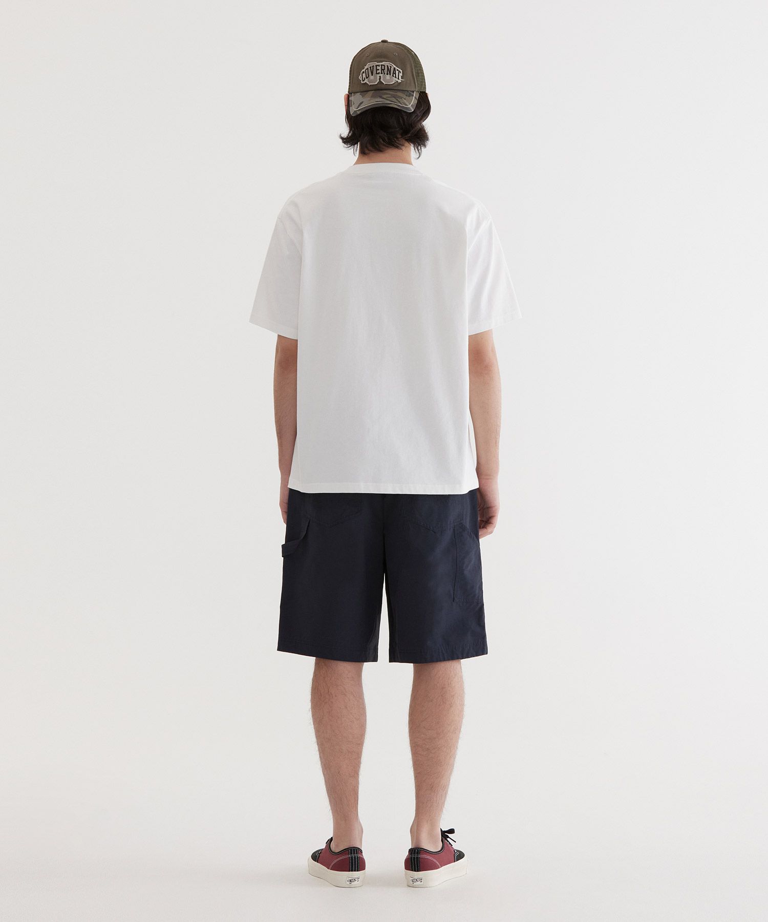 MUSINSA | COVERNAT Center Authentic T-Shirt White