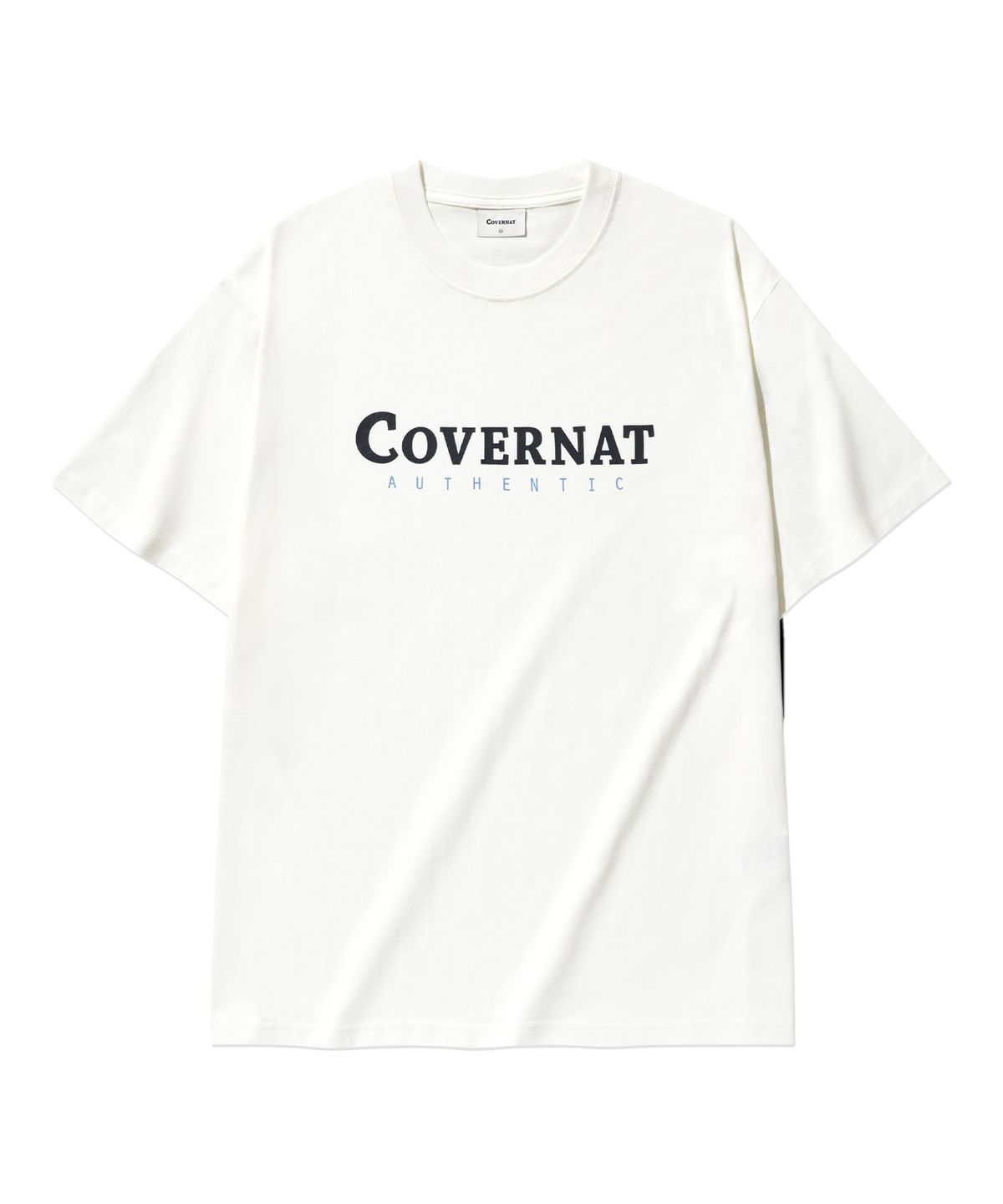 커버낫(COVERNAT) 센터 어센틱 티셔츠 White