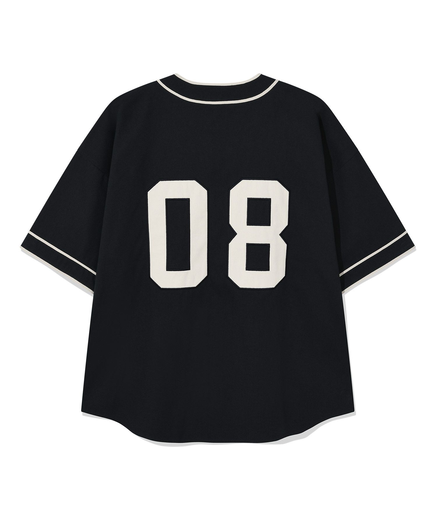 [COVERNAT] Arch Logo Baseball Half Shirt /追跡付 MUSINSA公式 | COVERNAT Arch Logo Baseball Half Shirt Ivory
