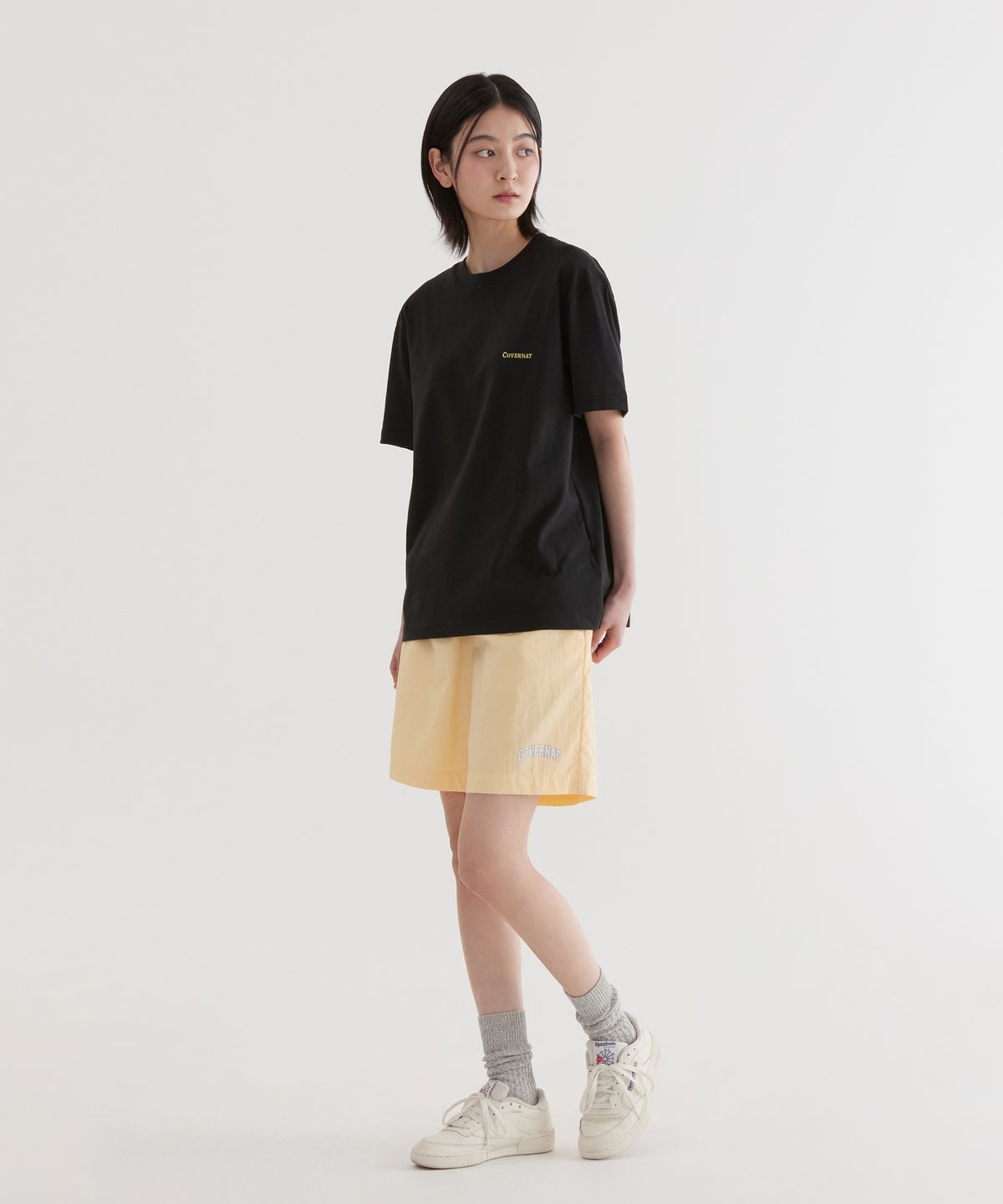 커버낫(COVERNAT) 스몰 어센틱 티셔츠 Black