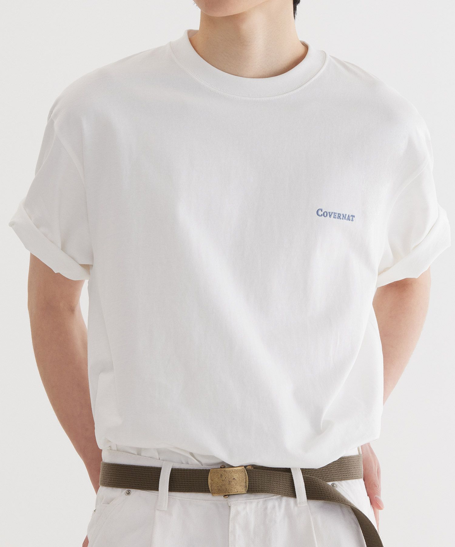 MUSINSA | COVERNAT Small Authentic T-Shirt White