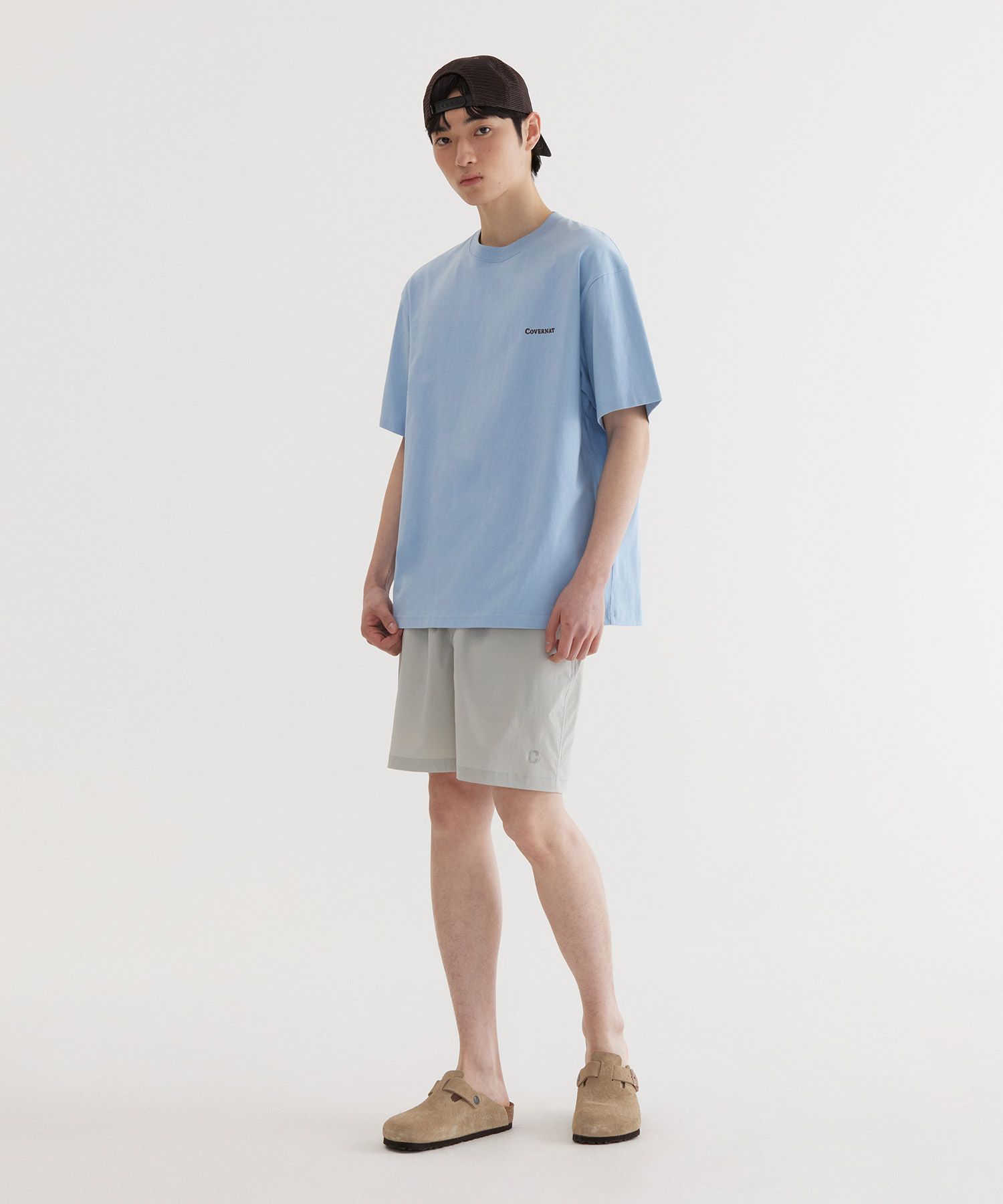 Tシャツ・カットソー COVERNAT Small Authentic T-Shirt Blue MUSINSA | COVERNAT Small Authentic T-Shirt Blue