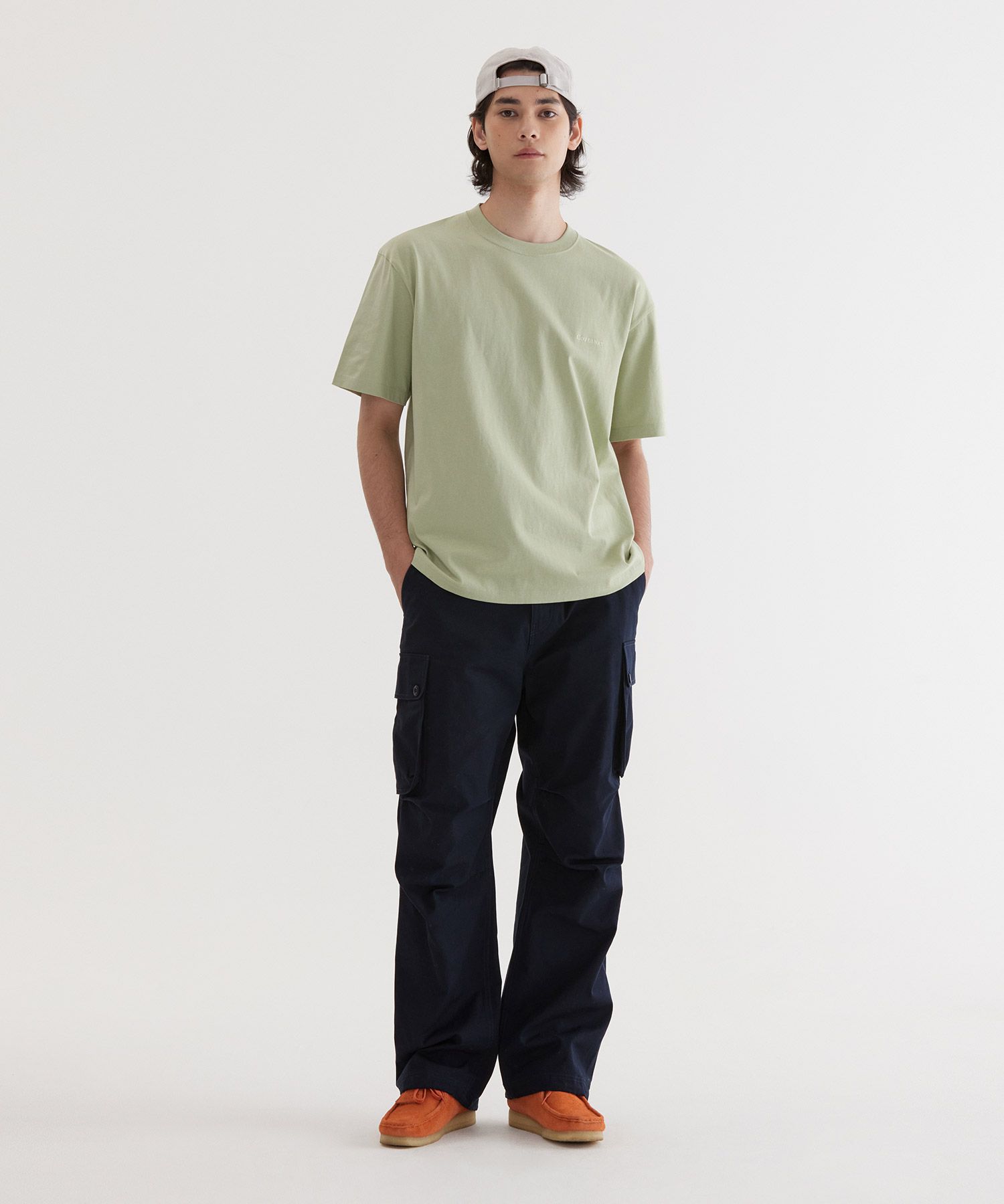 MUSINSA公式 | COVERNAT Small Authentic T-Shirt Light Green