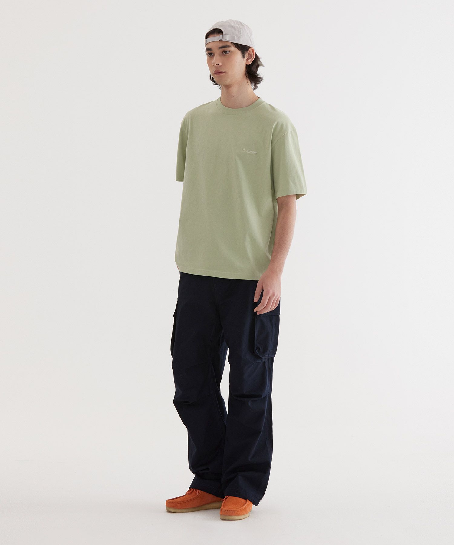 ★COVERNAT★ Small Authentic T-Shirt Light Green MUSINSA | COVERNAT Small Authentic T-Shirt Light Green