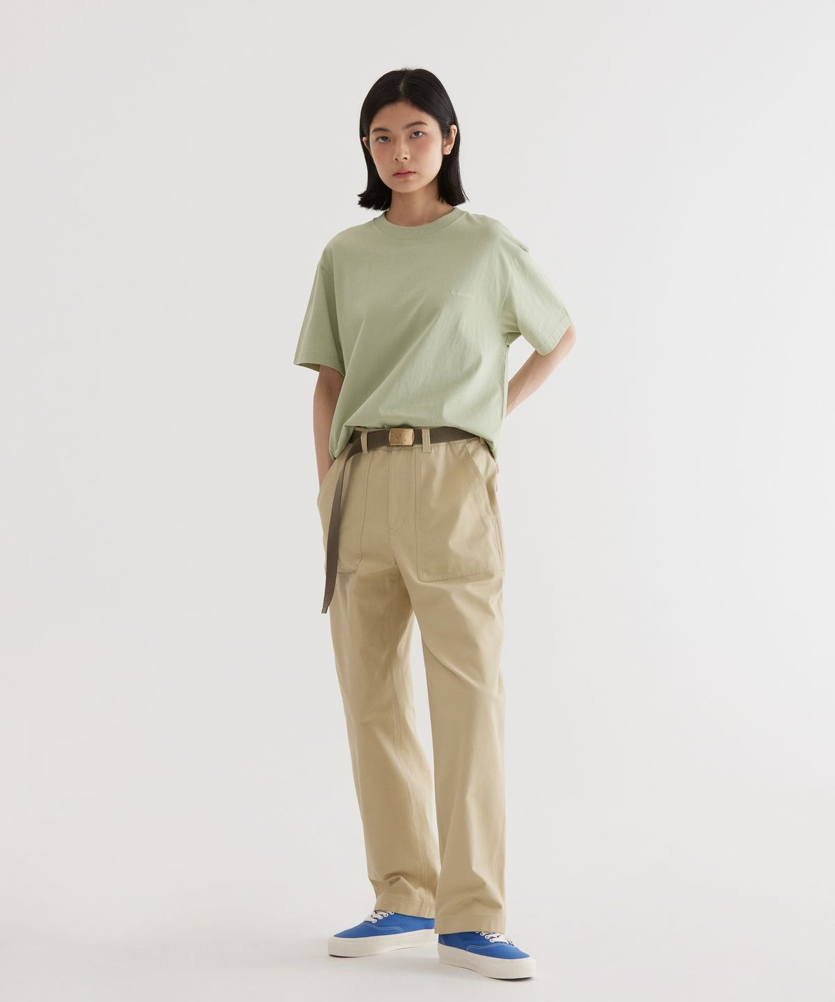 커버낫(COVERNAT) 스몰 어센틱 티셔츠 Light Green