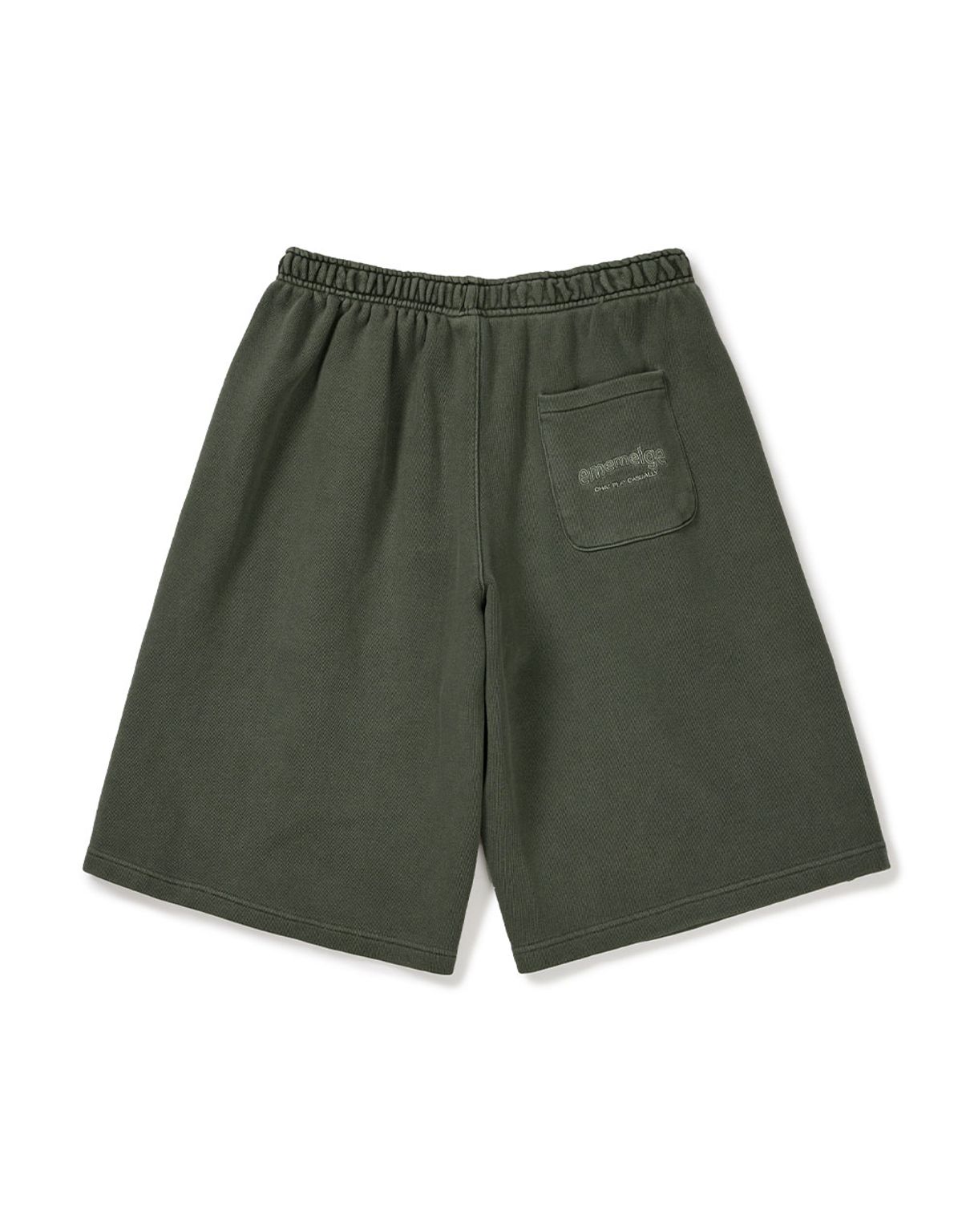 엠엠엘지(MMLG) [Mmlg] BERMUDA PIECE IN WIDE SWEAT SHORTS (KHAKI)