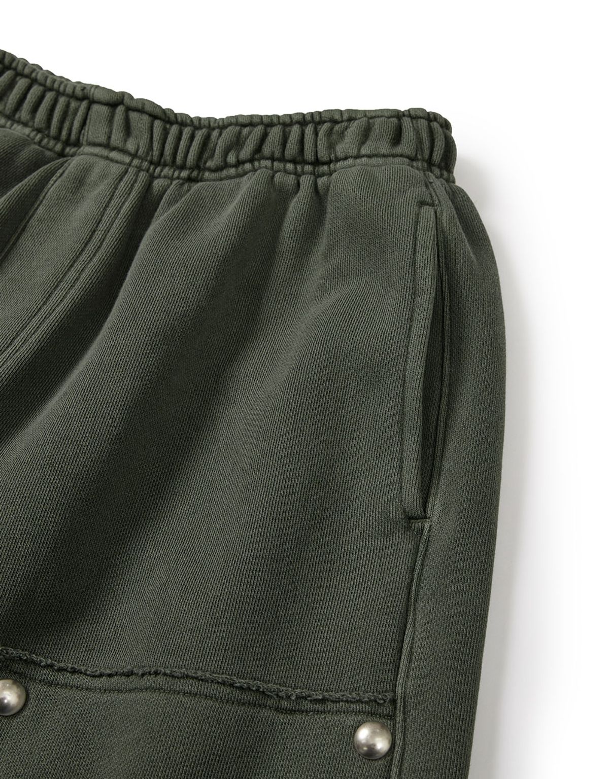 엠엠엘지(MMLG) [Mmlg] BERMUDA PIECE IN WIDE SWEAT SHORTS (KHAKI)