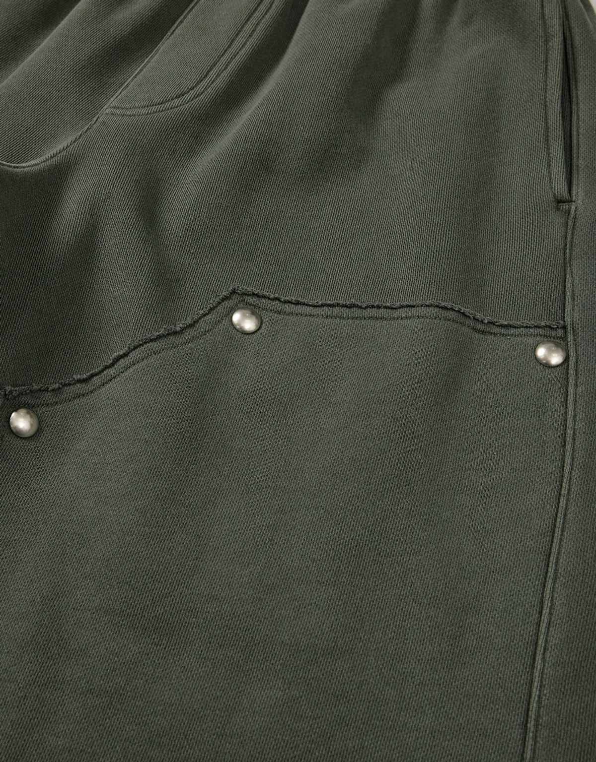 엠엠엘지(MMLG) [Mmlg] BERMUDA PIECE IN WIDE SWEAT SHORTS (KHAKI)